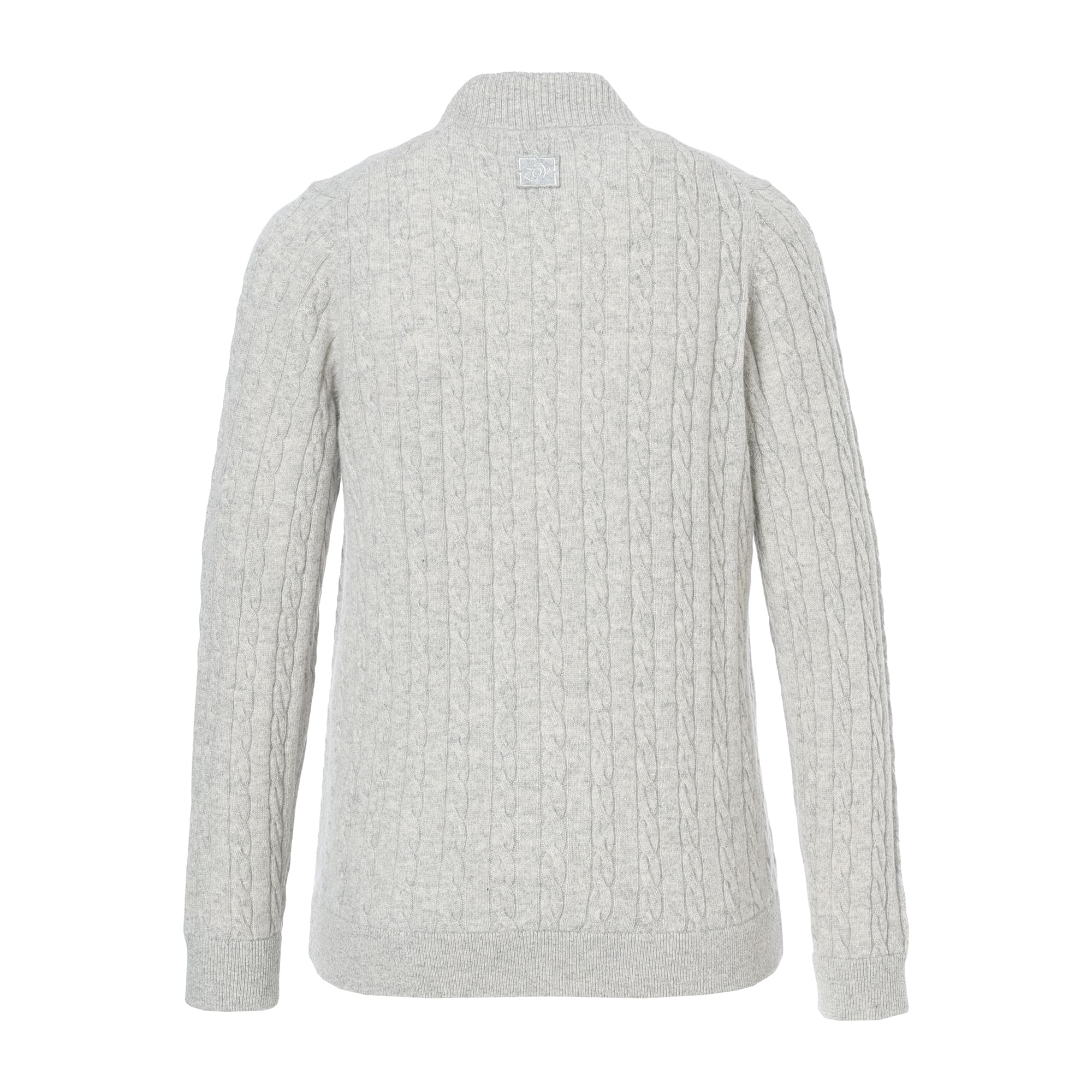 WOMEN Recycled CASHMERE ニットブルゾン ライトヘザー