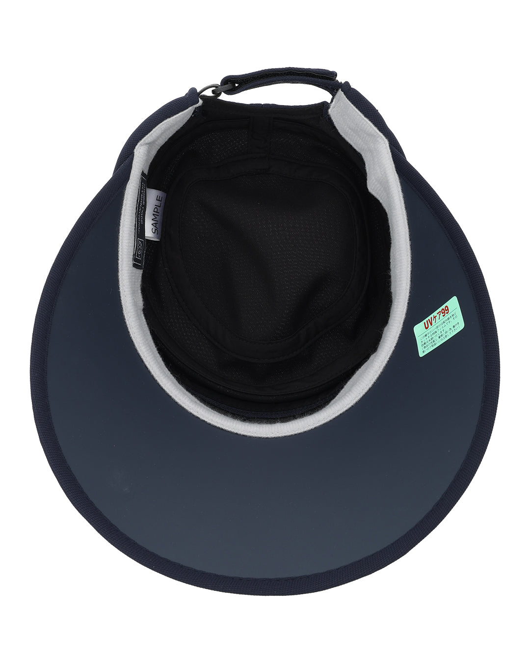 Women's Tweed Visor with Earflaps, Navy