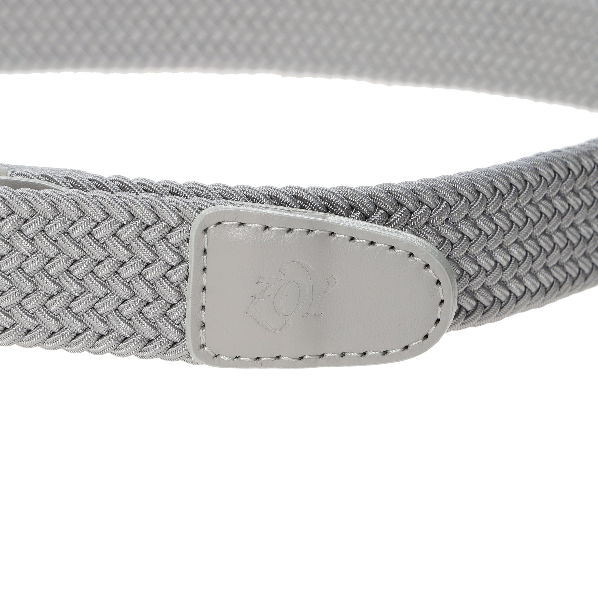 WOMEN ゴムメッシュベルト ライトグレー