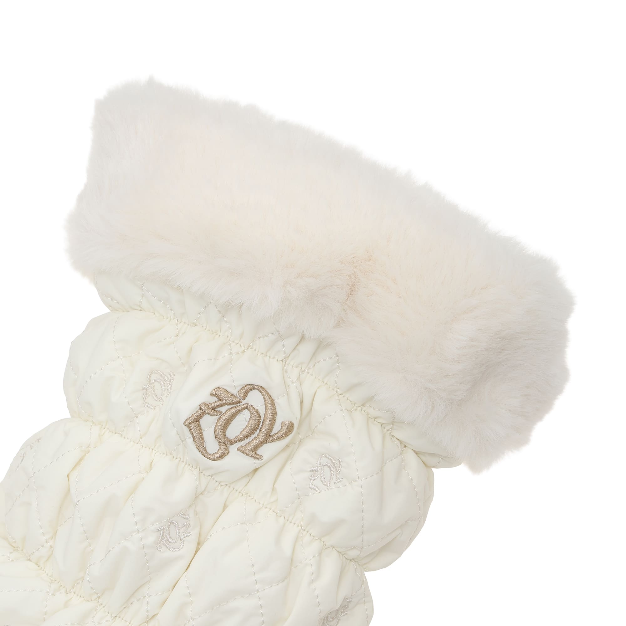 WOMEN キルトレッグウォーマー ネイビー