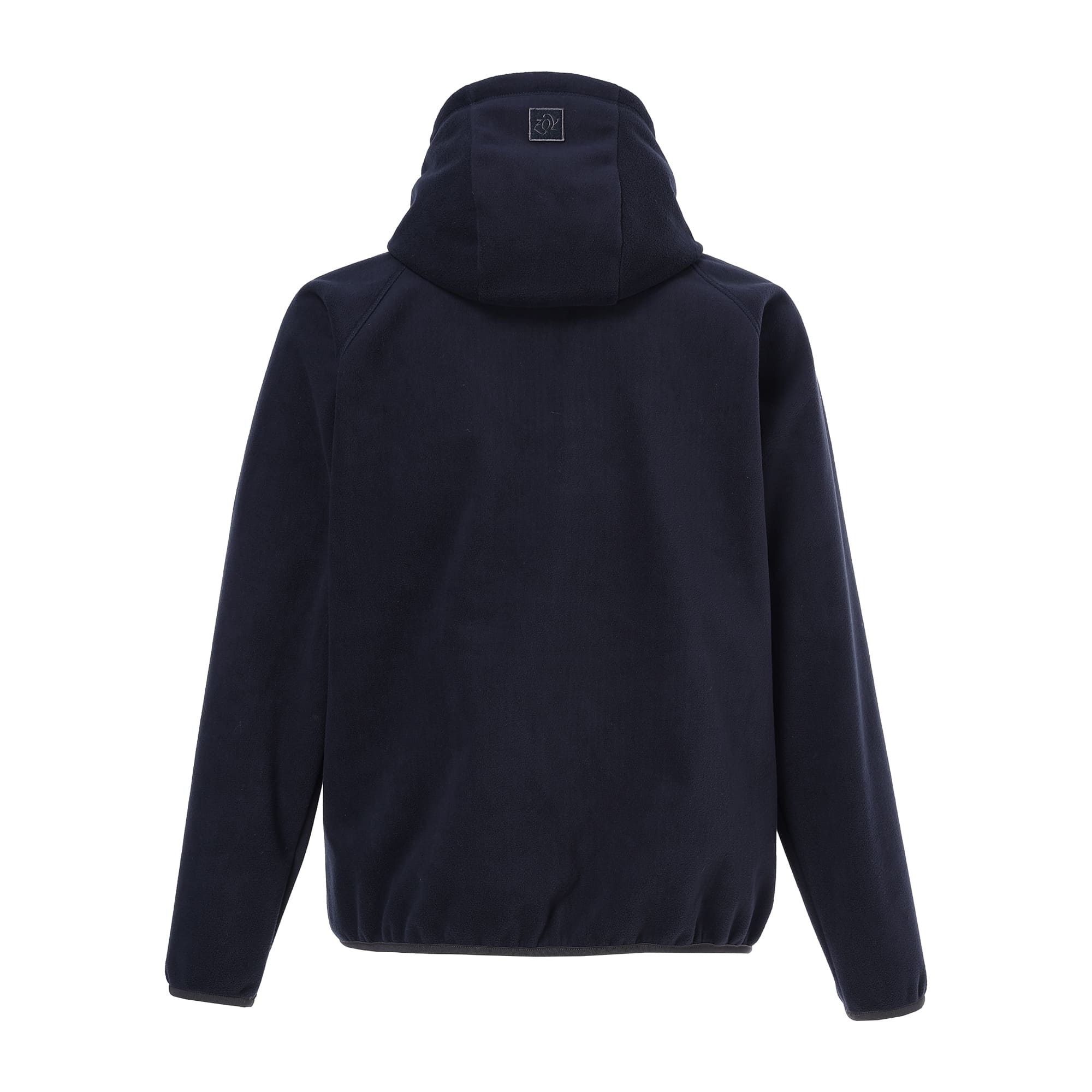 Men's Block Fleece Laminate Hoodie, Navy