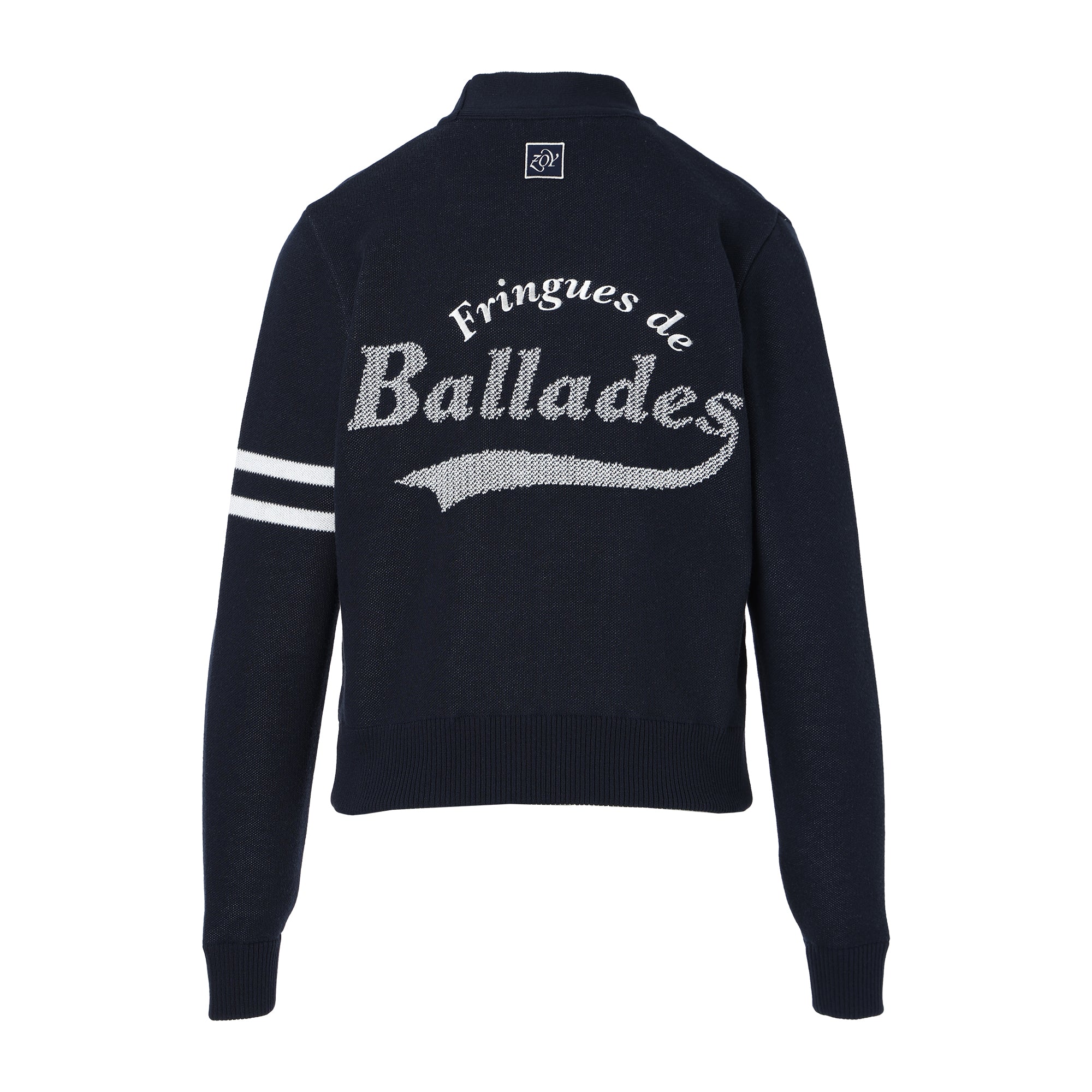 WOMEN レターWJQ カーディガン ネイビー