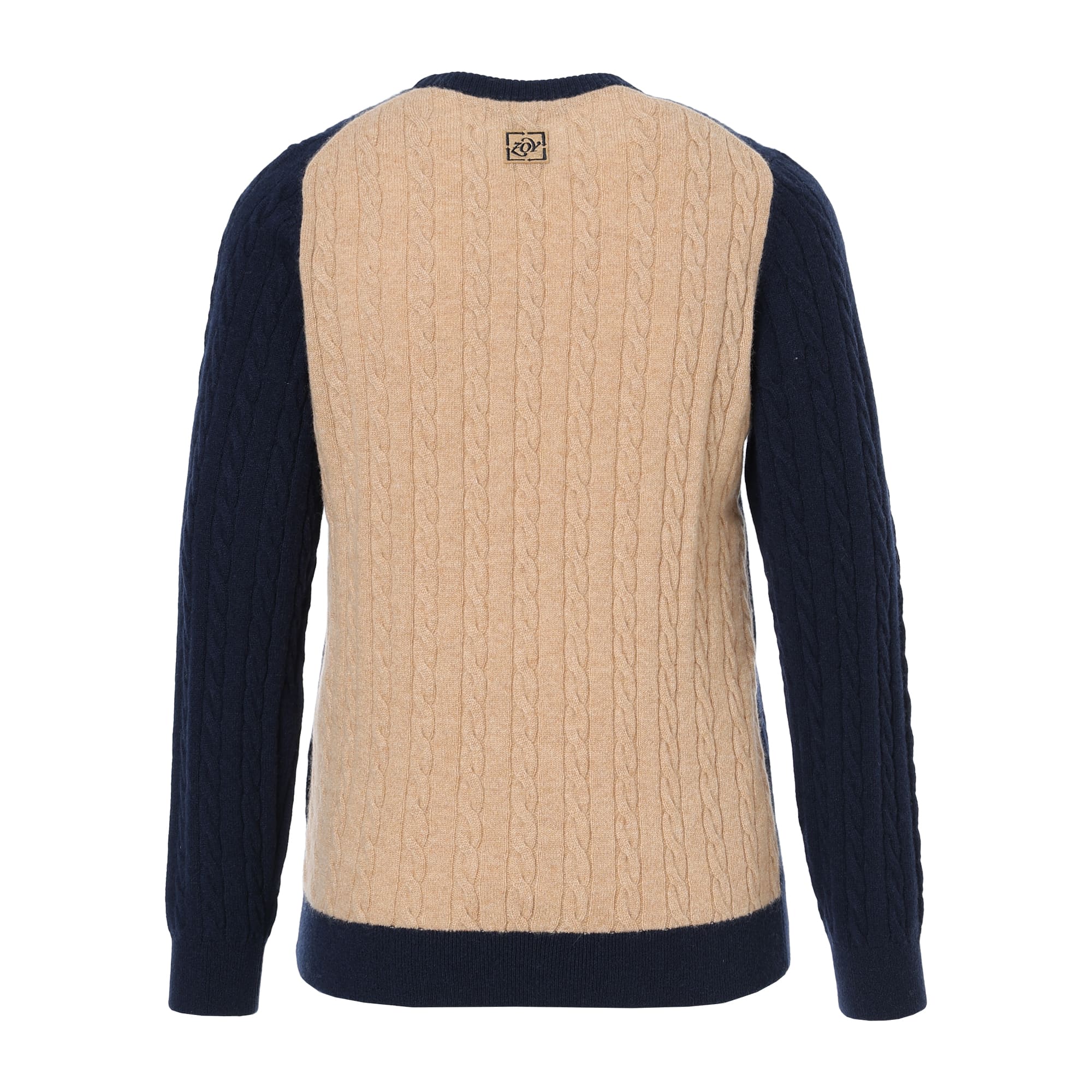 WOMEN Recycled CASHMERE 長袖セーター ネイビー