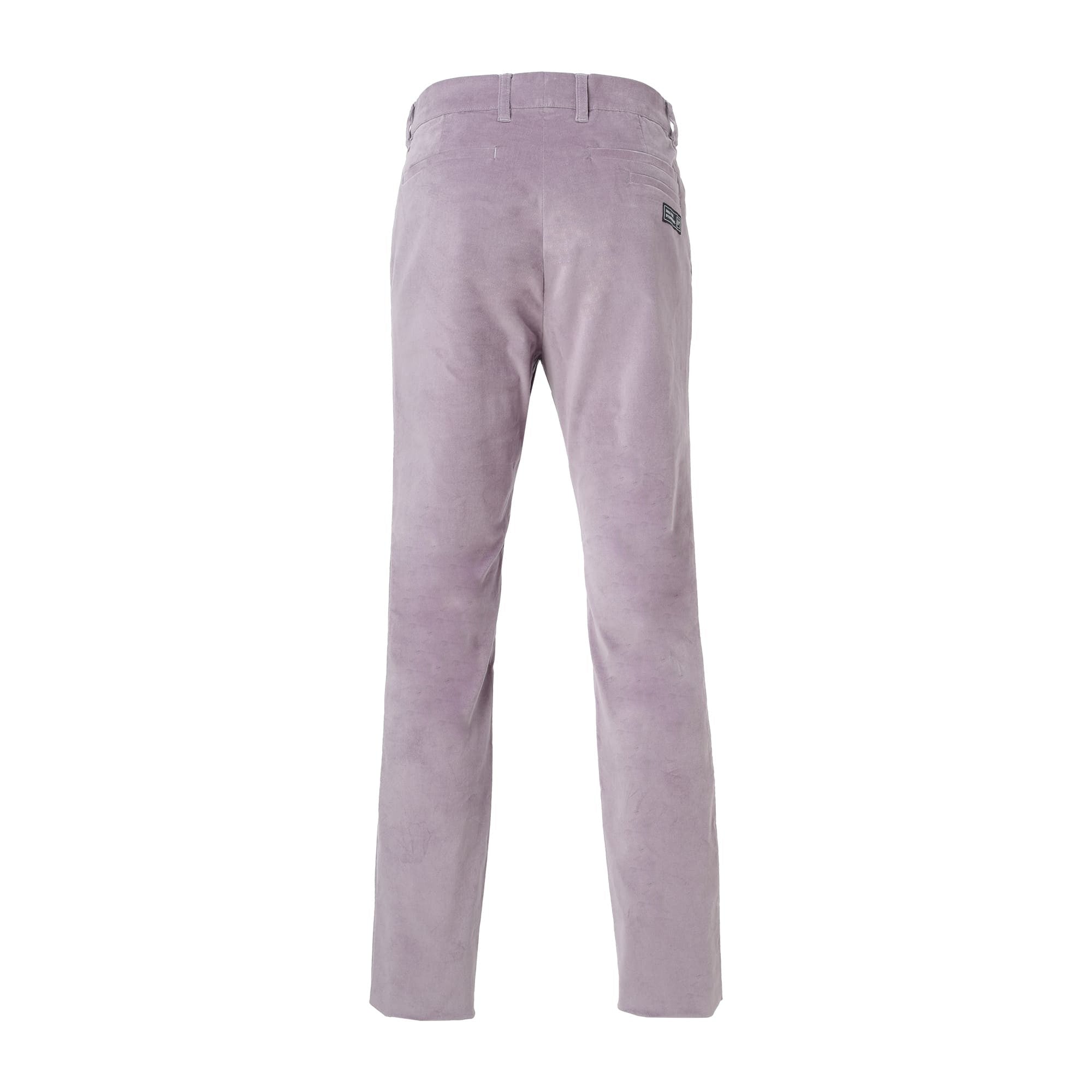 MEN COTTON velvetteen ロングパンツ ラベンダー