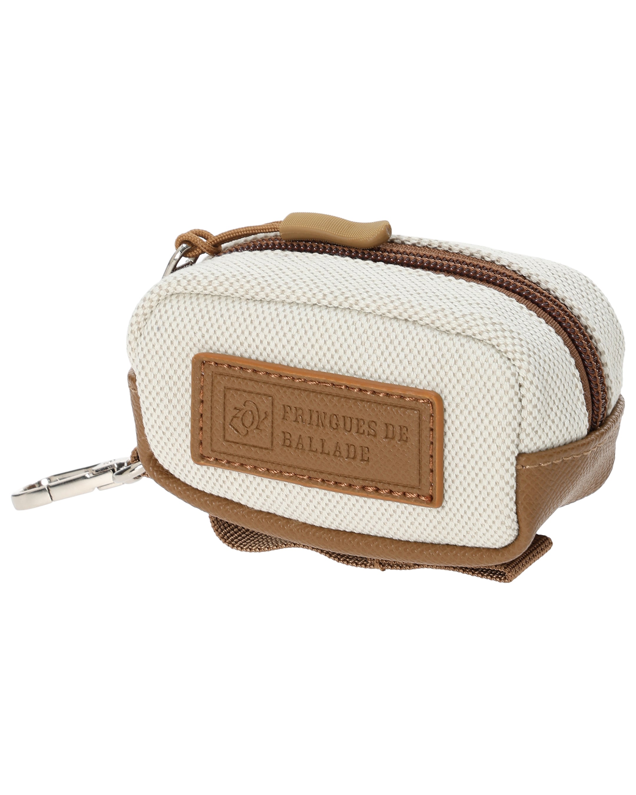 UNISEX キャンバスボールポーチ ベージュ