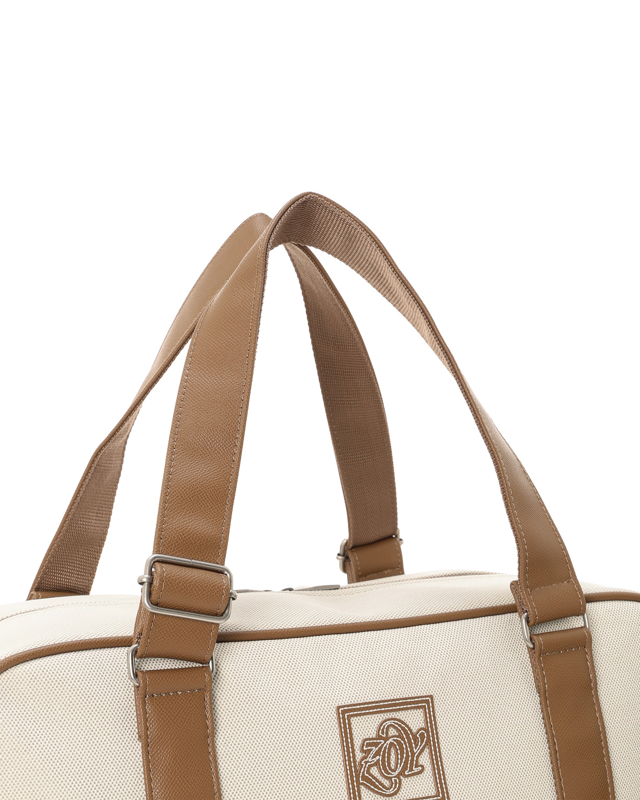 UNISEX キャンバスボストンバッグ ベージュ