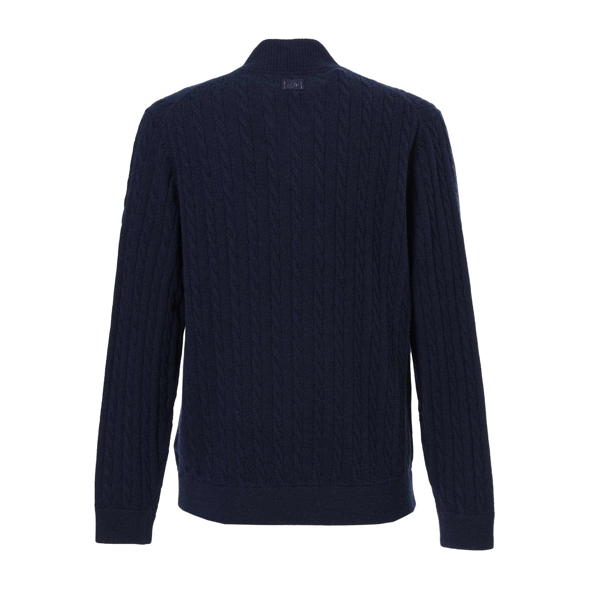 MEN Recycled CASHMERE ニットブルゾン ネイビー
