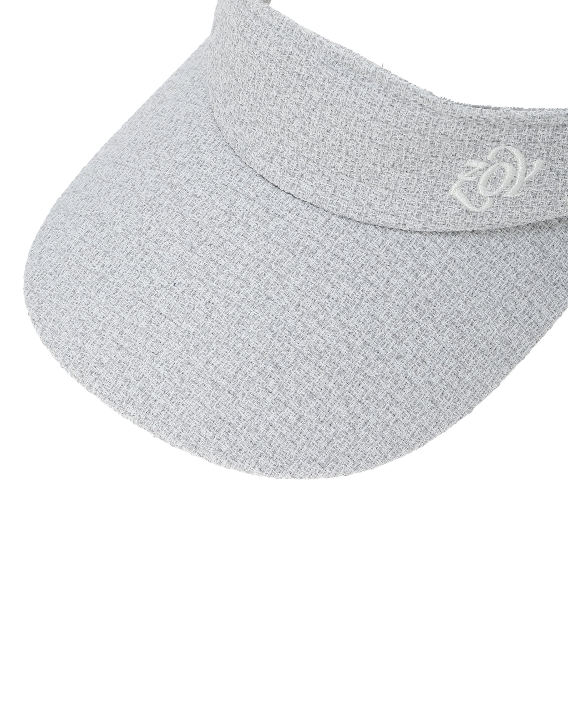 Women's Tweed Visor with Earflaps, Navy