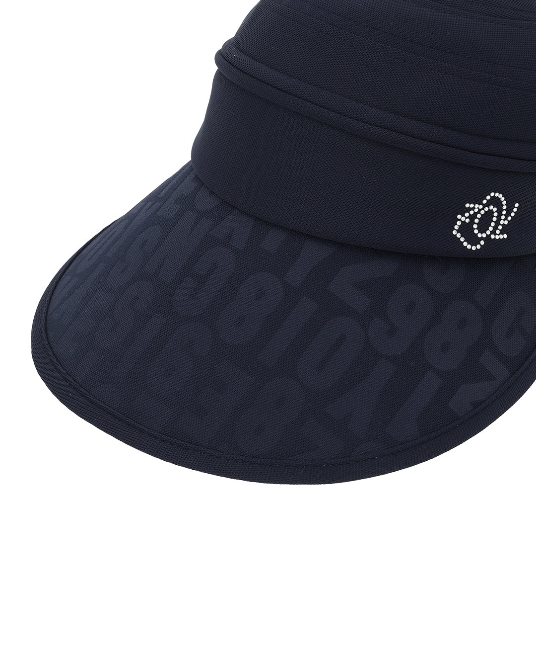 Women's Tweed Visor with Earflaps, Navy