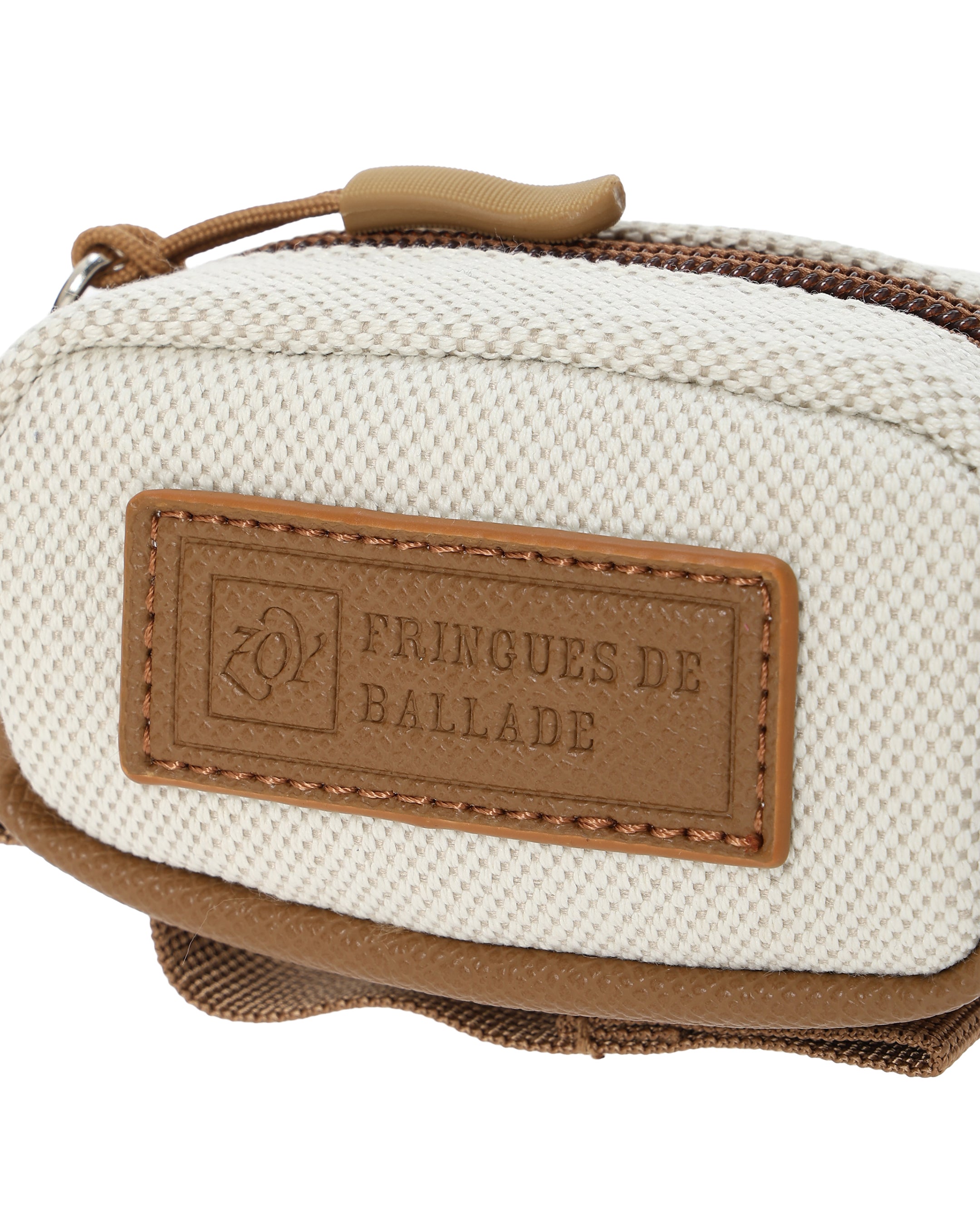 UNISEX キャンバスボールポーチ ベージュ