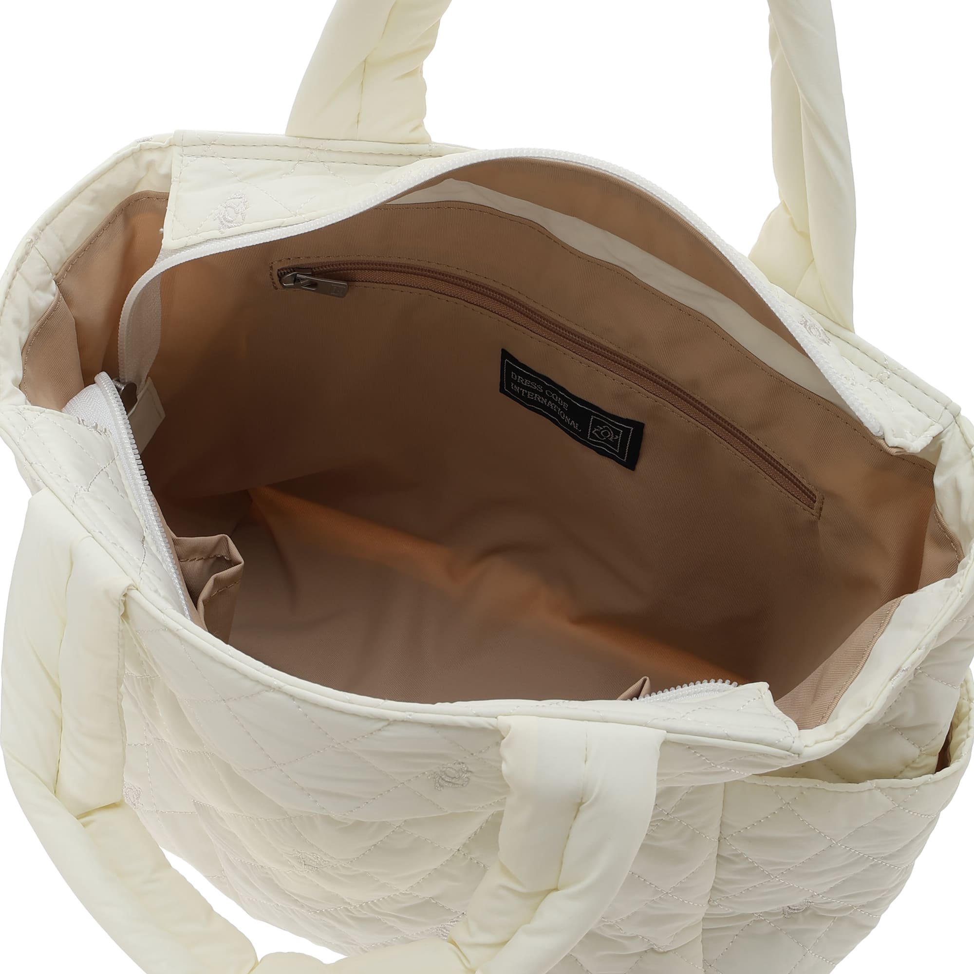 UNISEX キルトカートバッグ エクリュ