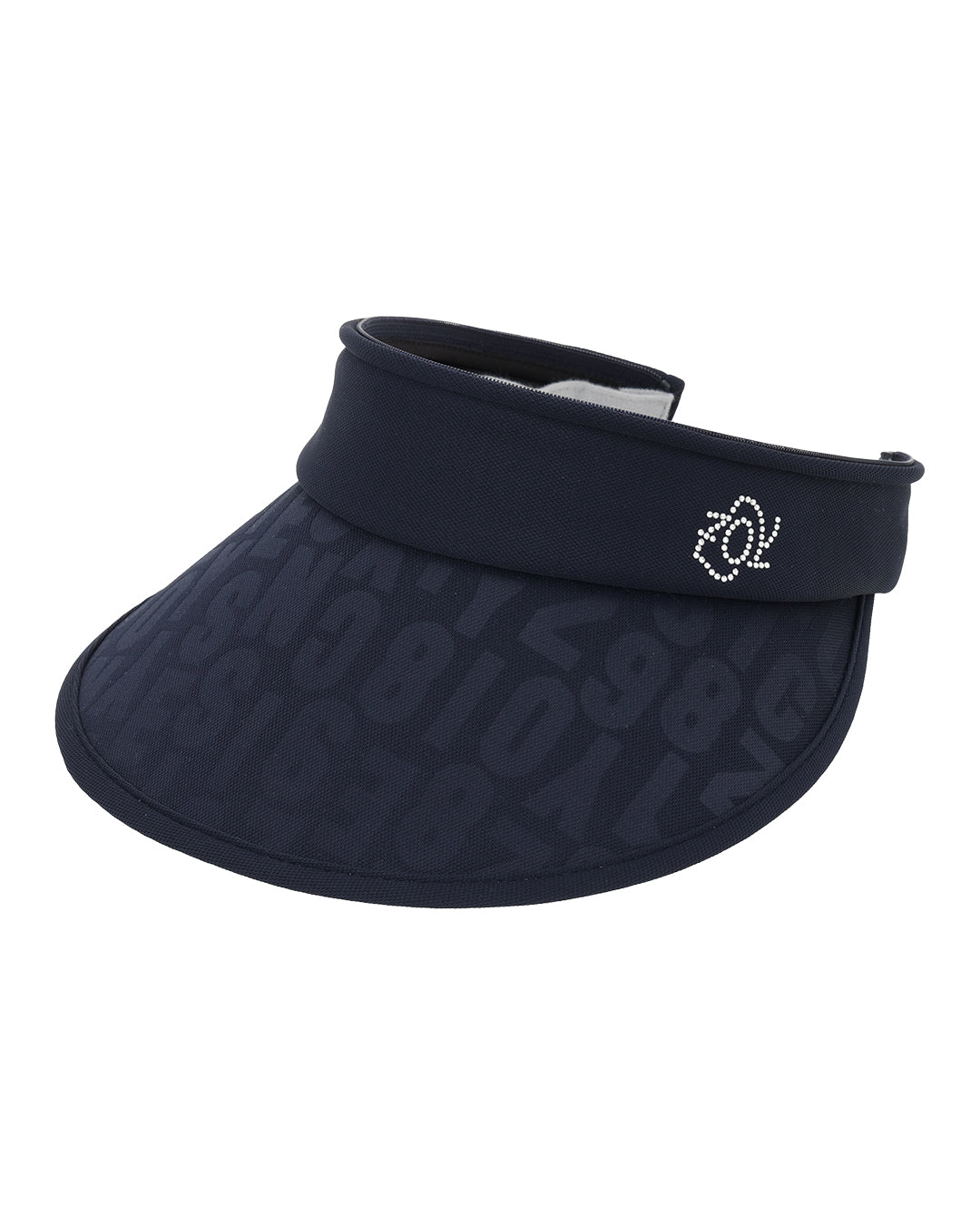 Women's Tweed Visor with Earflaps, Navy