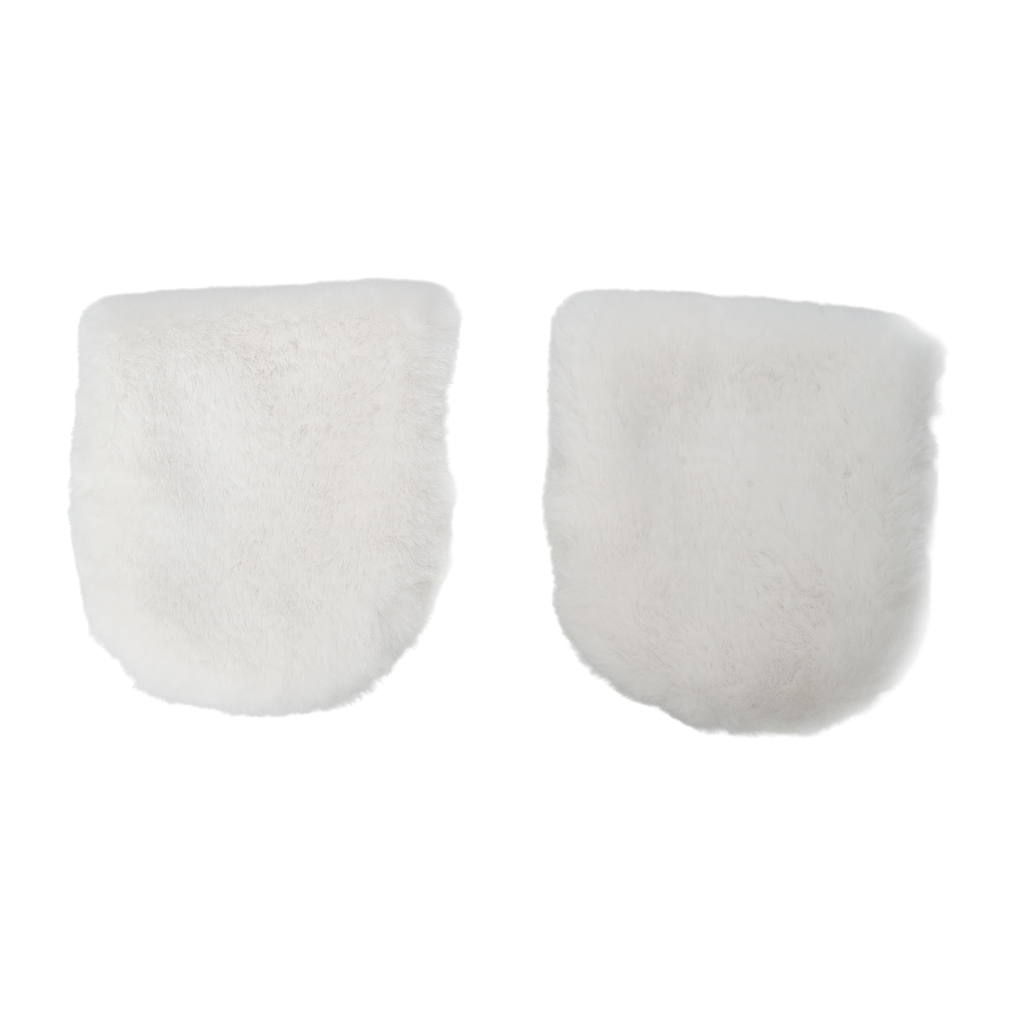 WOMEN 耳当て付きツイードバイザー ホワイト