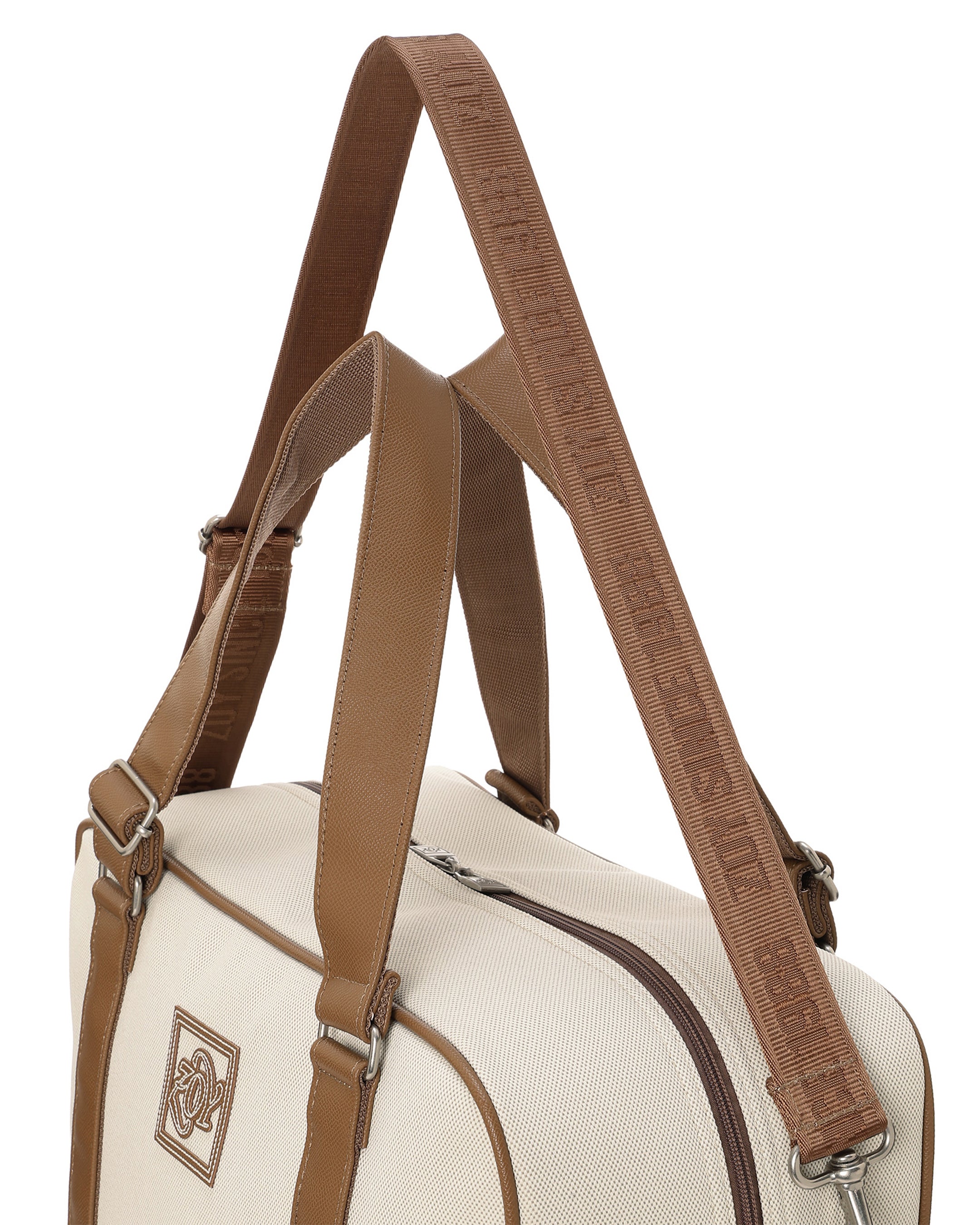 UNISEX キャンバスボストンバッグ ベージュ