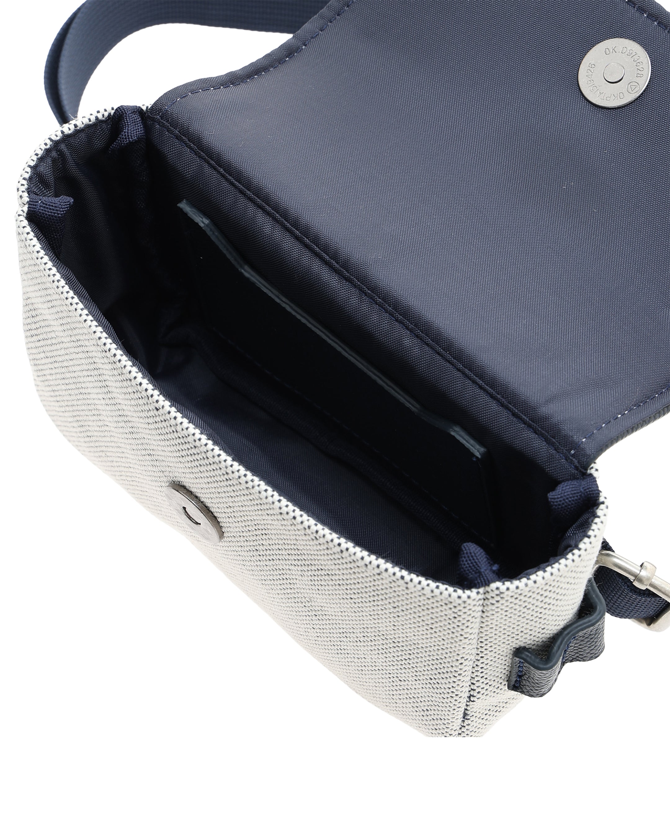 UNISEX キャンバスウエストポーチ ネイビー