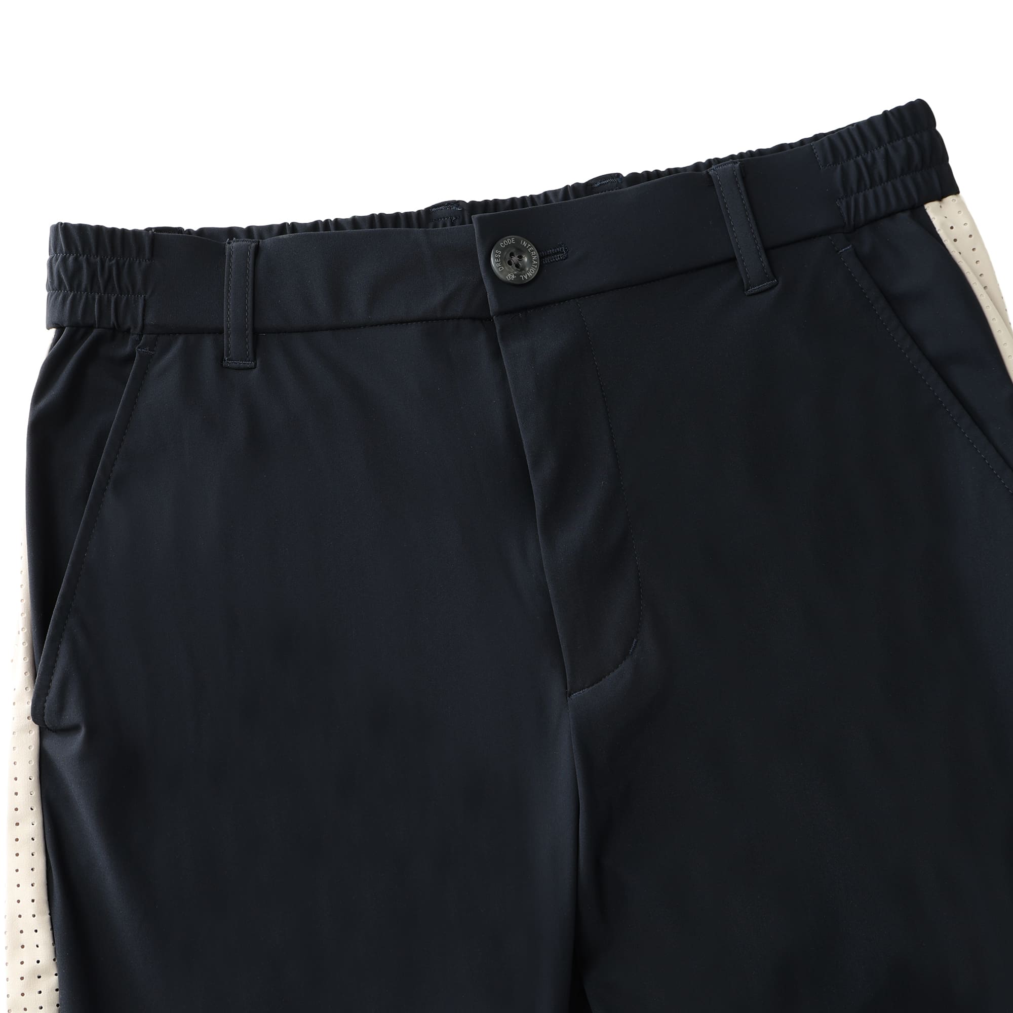 MEN センシティブストレッチジャージー ロングパンツ ネイビー