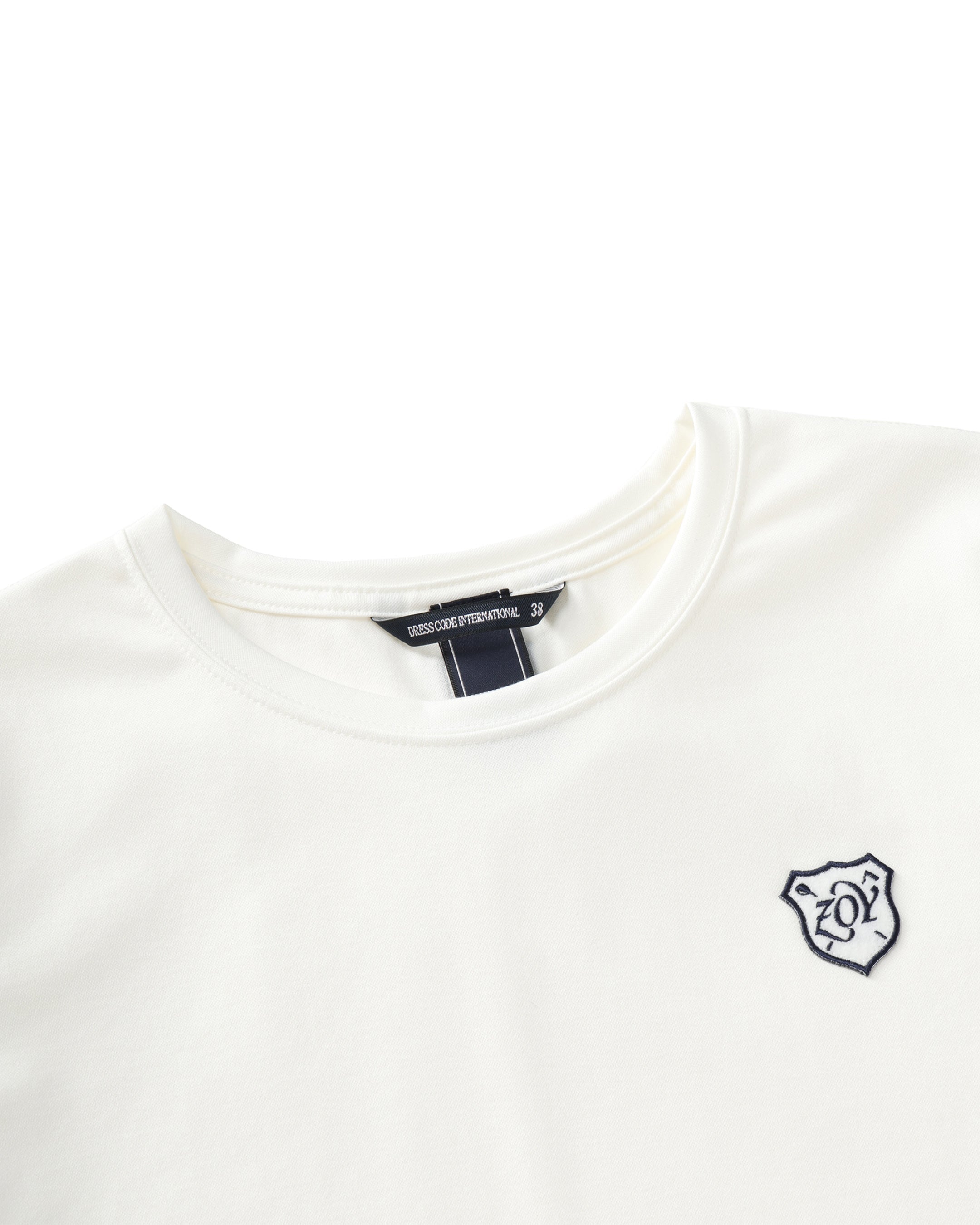 WOMEN ナイロンベアスムース 半袖Tシャツ ホワイト