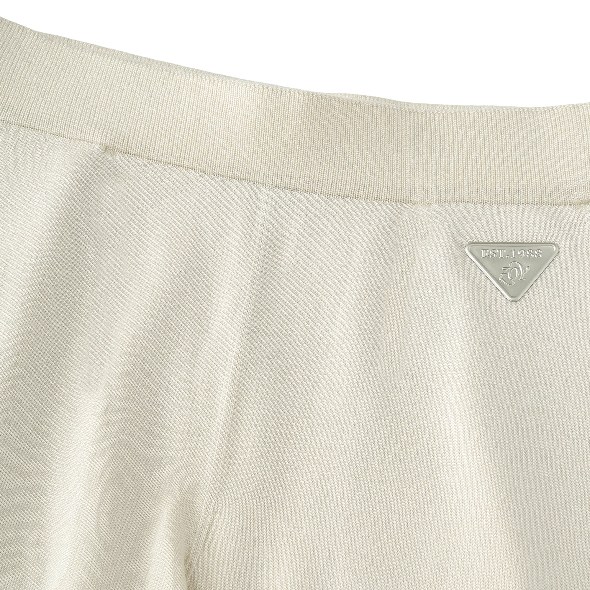 UNISEX Premiumシルクホールガーメント ロングパンツ シルバーグレー
