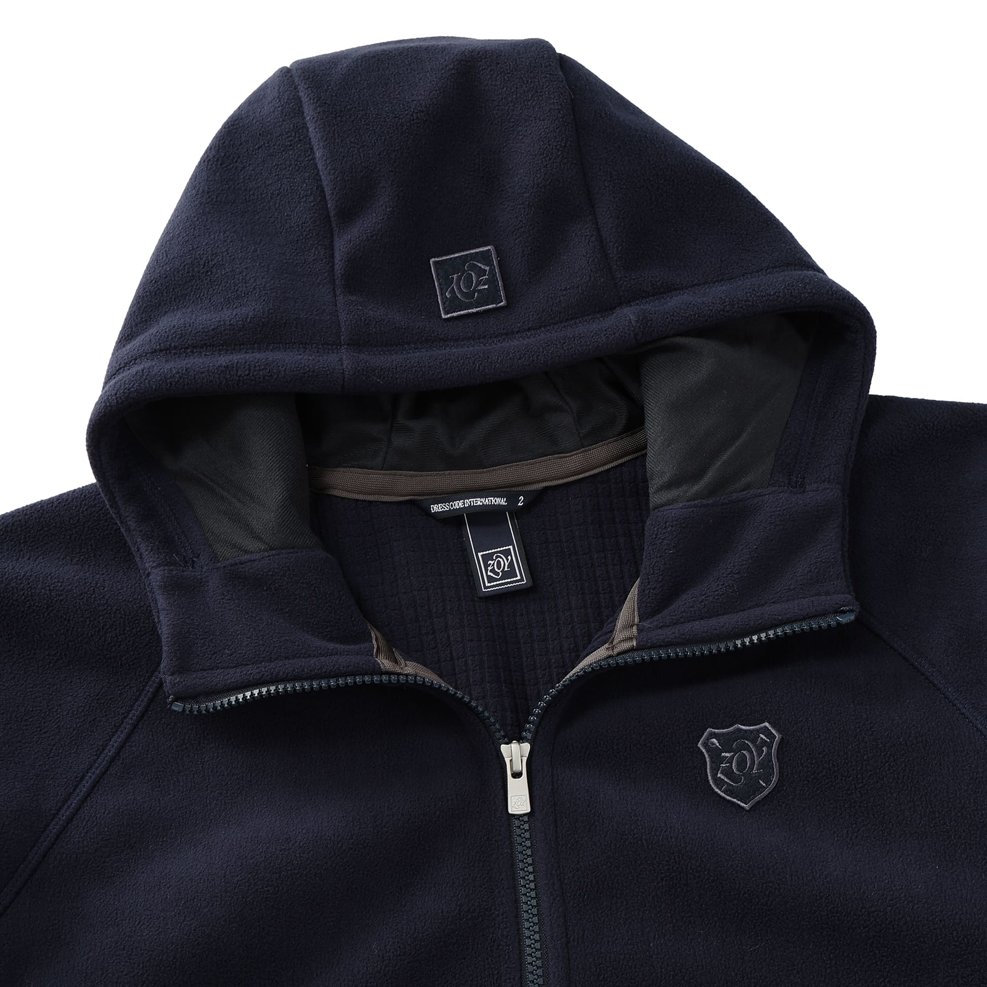 Men's Block Fleece Laminate Hoodie, Navy