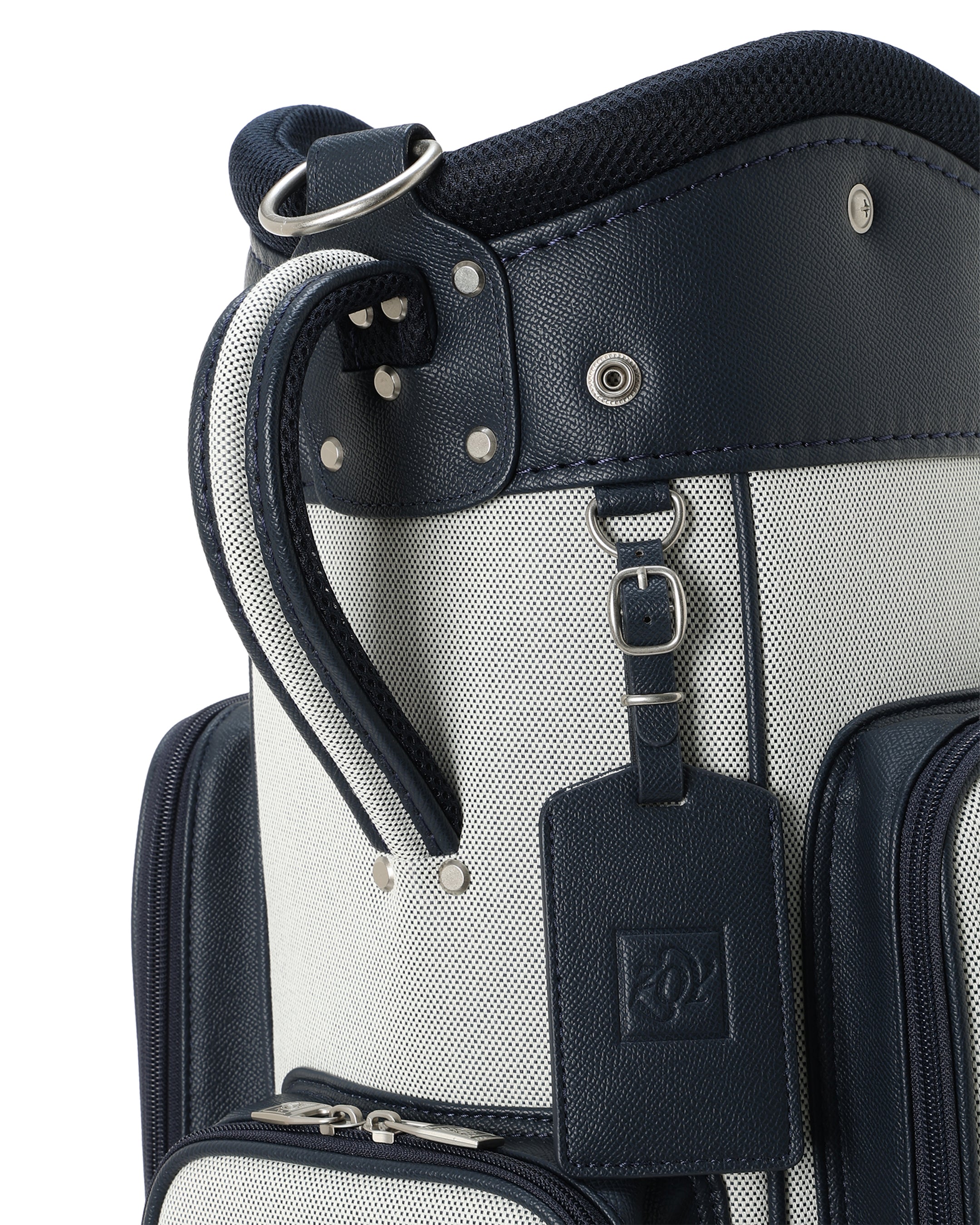 UNISEX キャンバスキャディバッグ ベージュ