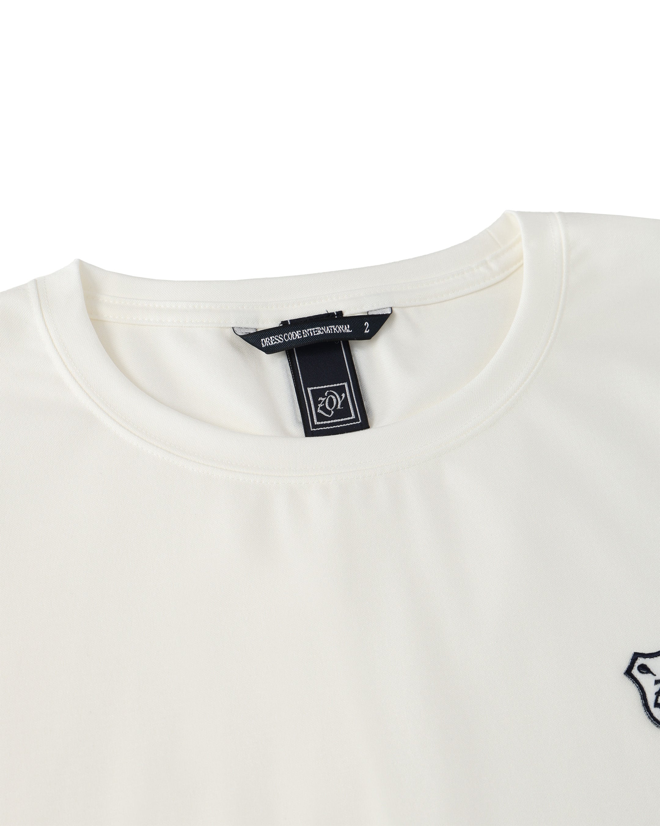 MEN ナイロンベアスムース 半袖Tシャツ ホワイト