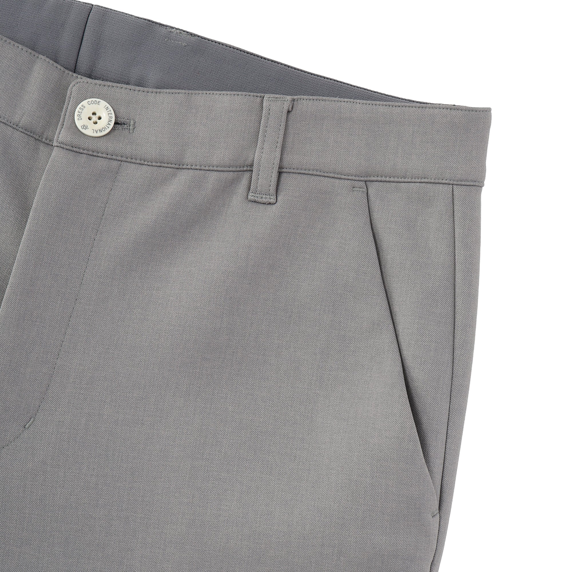 WOMEN ダウンファブリックポリツイル ロングパンツ ネイビー