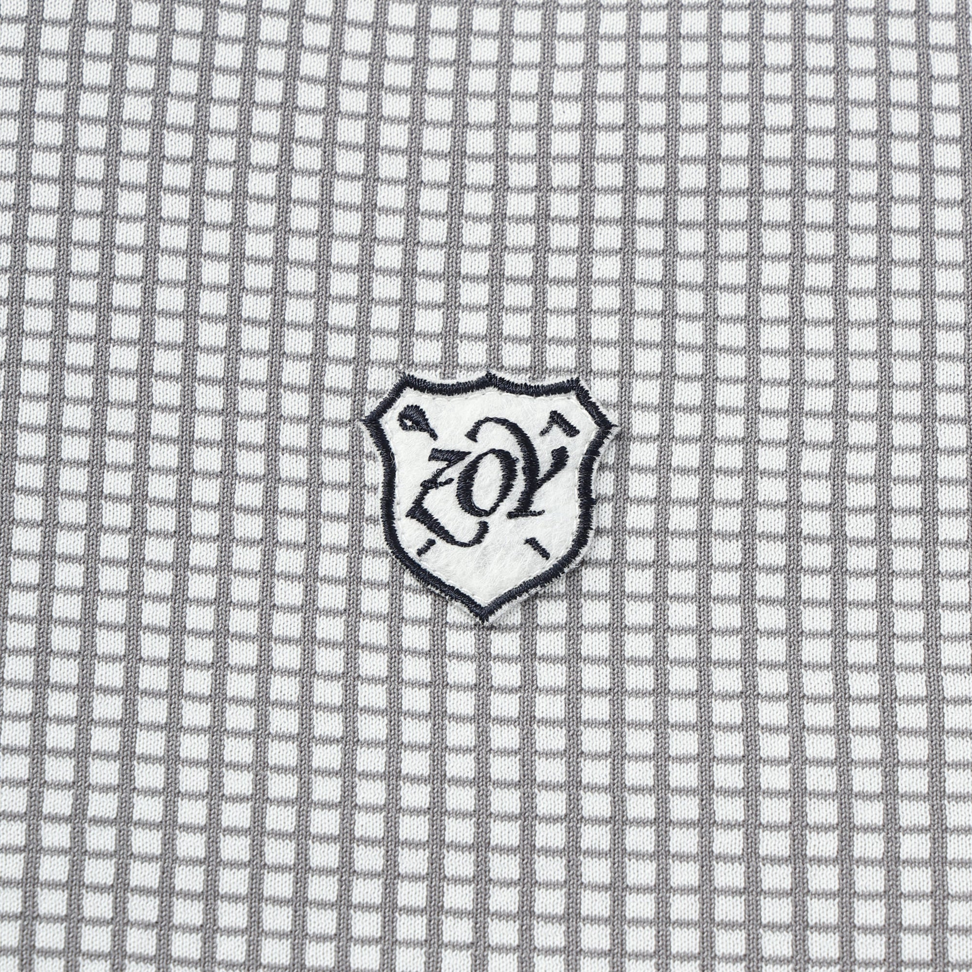 MEN グラフチェックWJQ 長袖セーター ホワイト