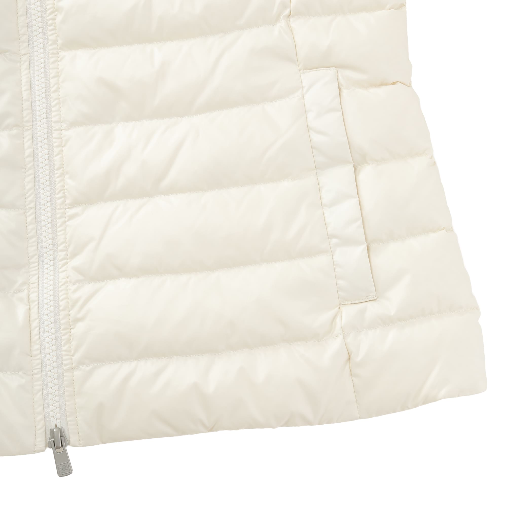WOMEN LUXE Down Vest Cream