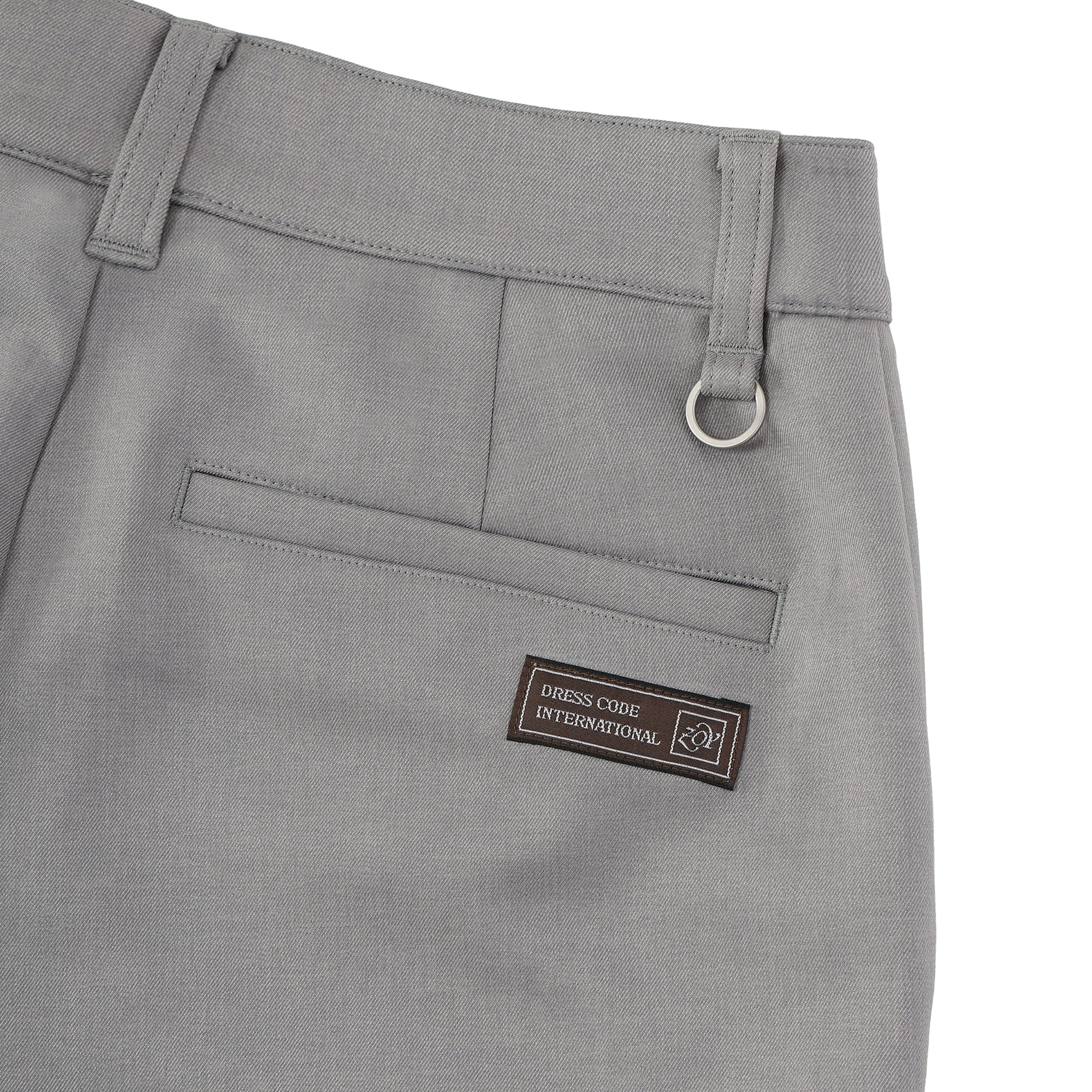 WOMEN ダウンファブリックポリツイル ロングパンツ ネイビー