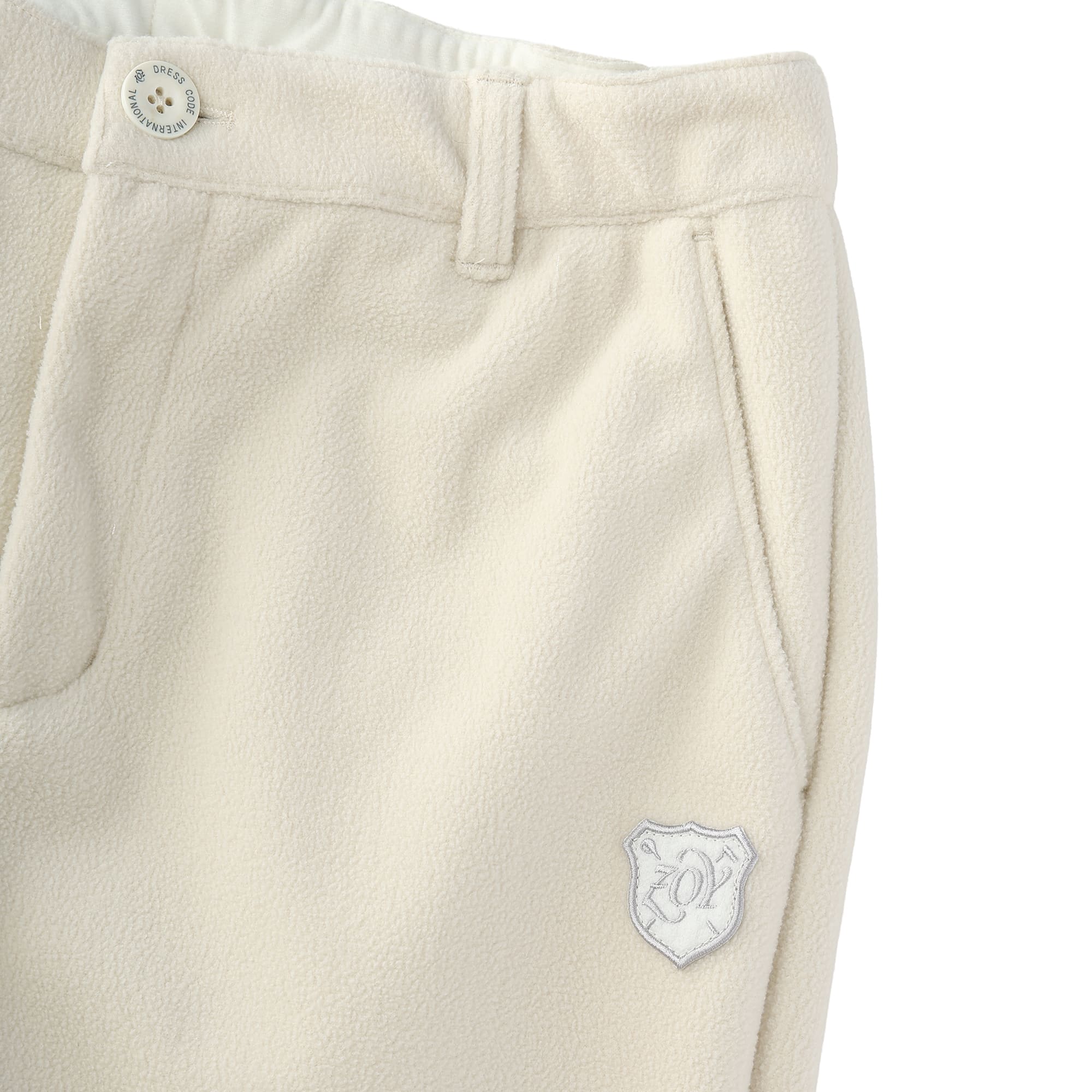 Women's Block Fleece Laminate Long Pants, Navy