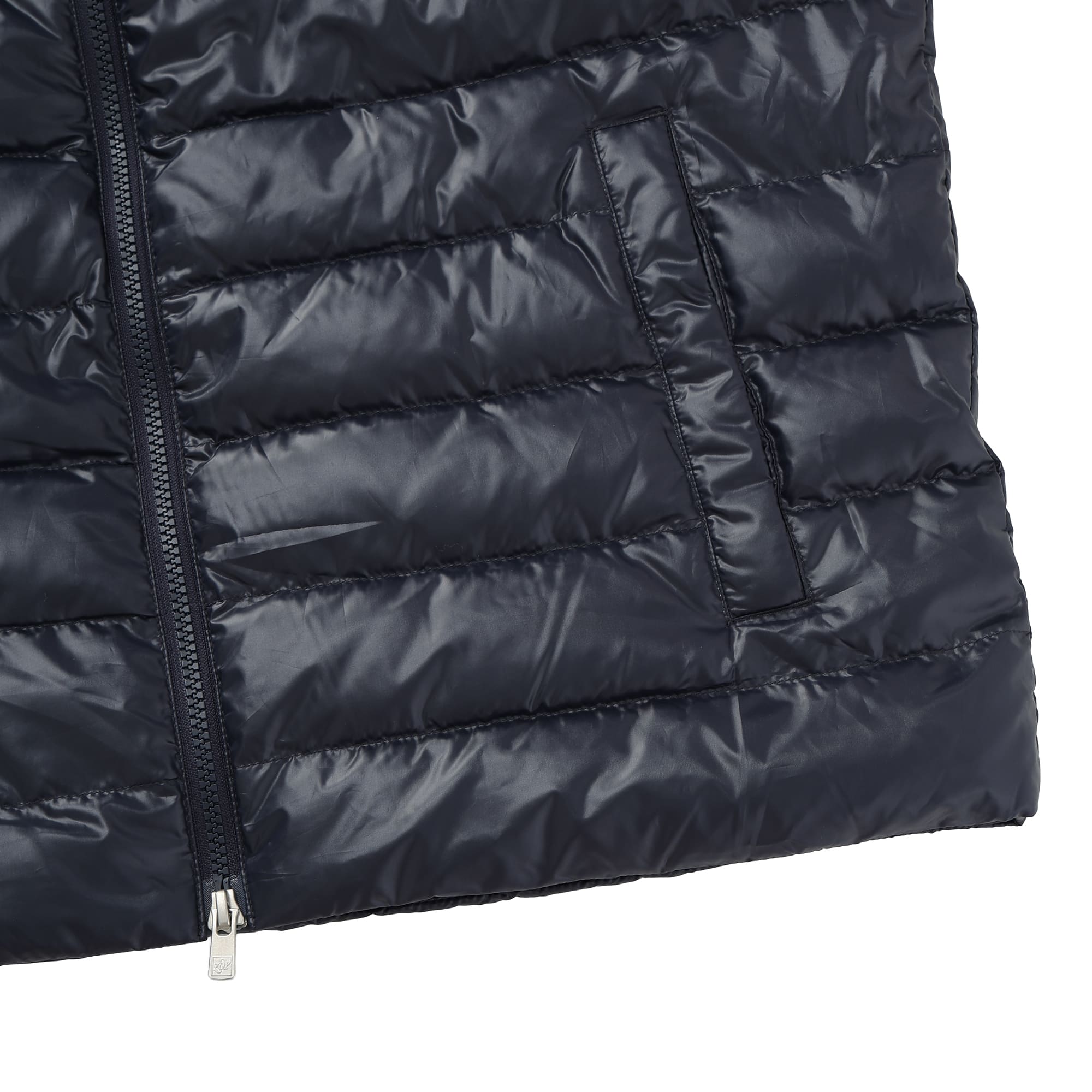 MEN LUXE ダウンベスト ネイビー