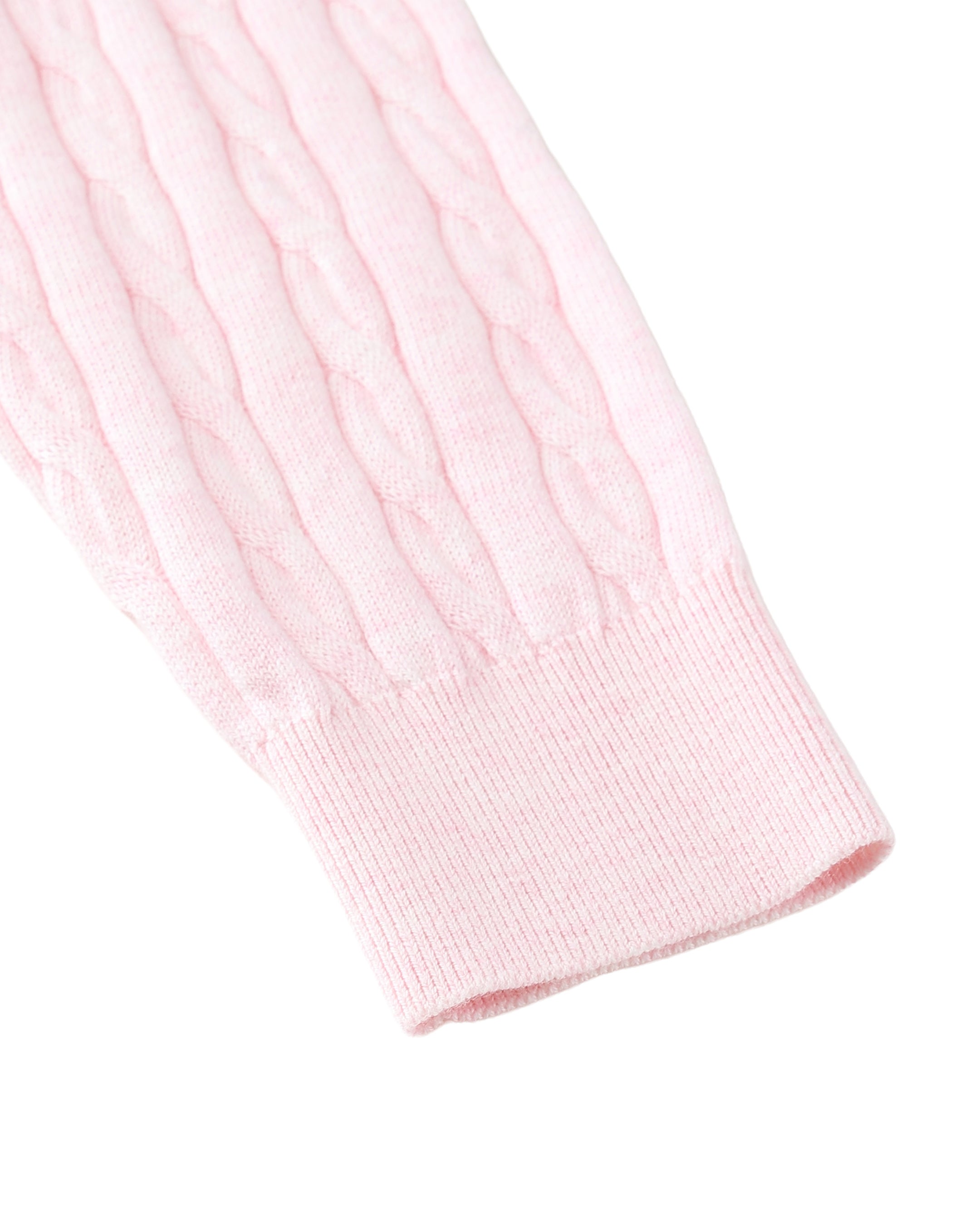 WOMEN ケーブルニット 長袖セーター ウォーターブルー