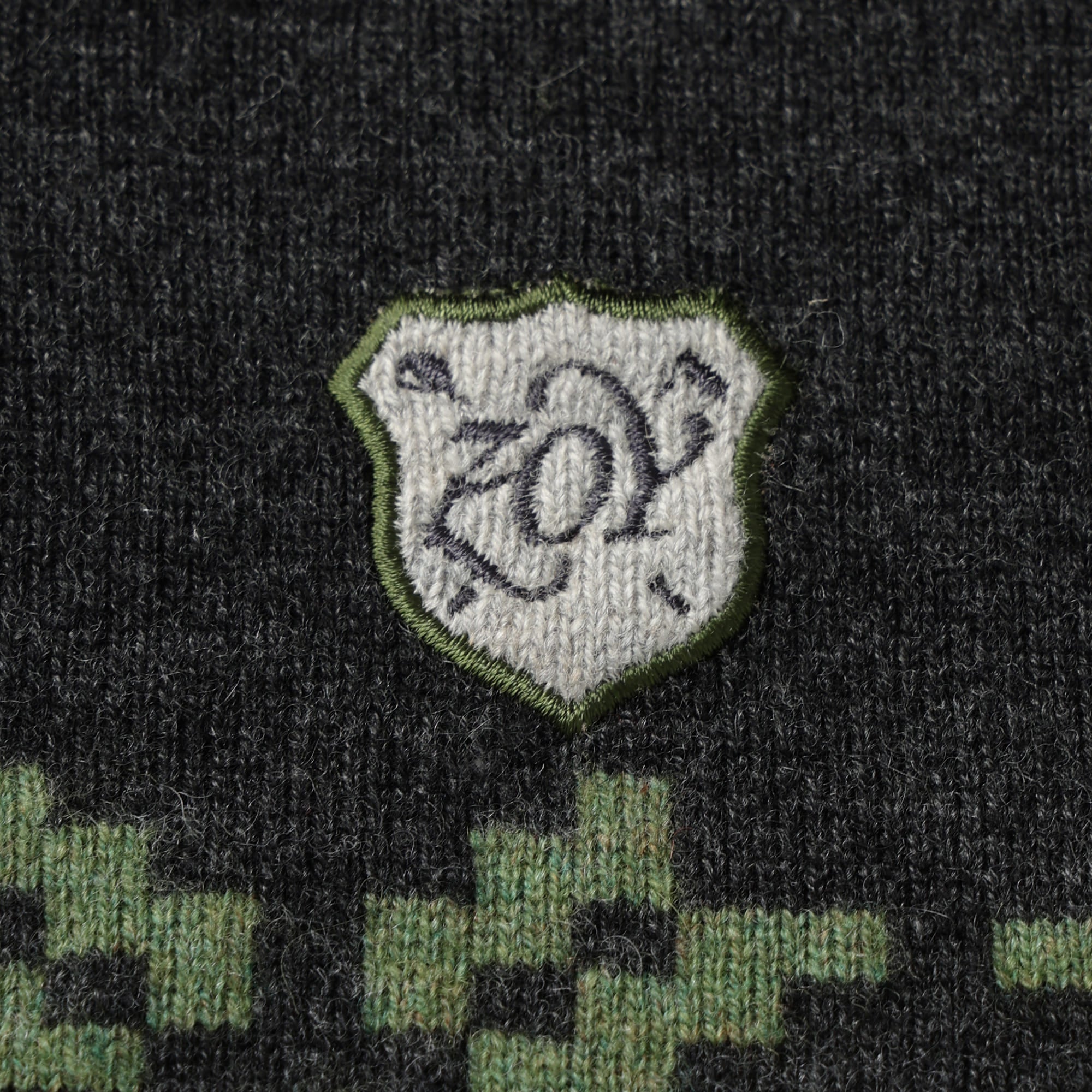 MEN Superfine merino wool x cashmere 長袖セーター ネイビー