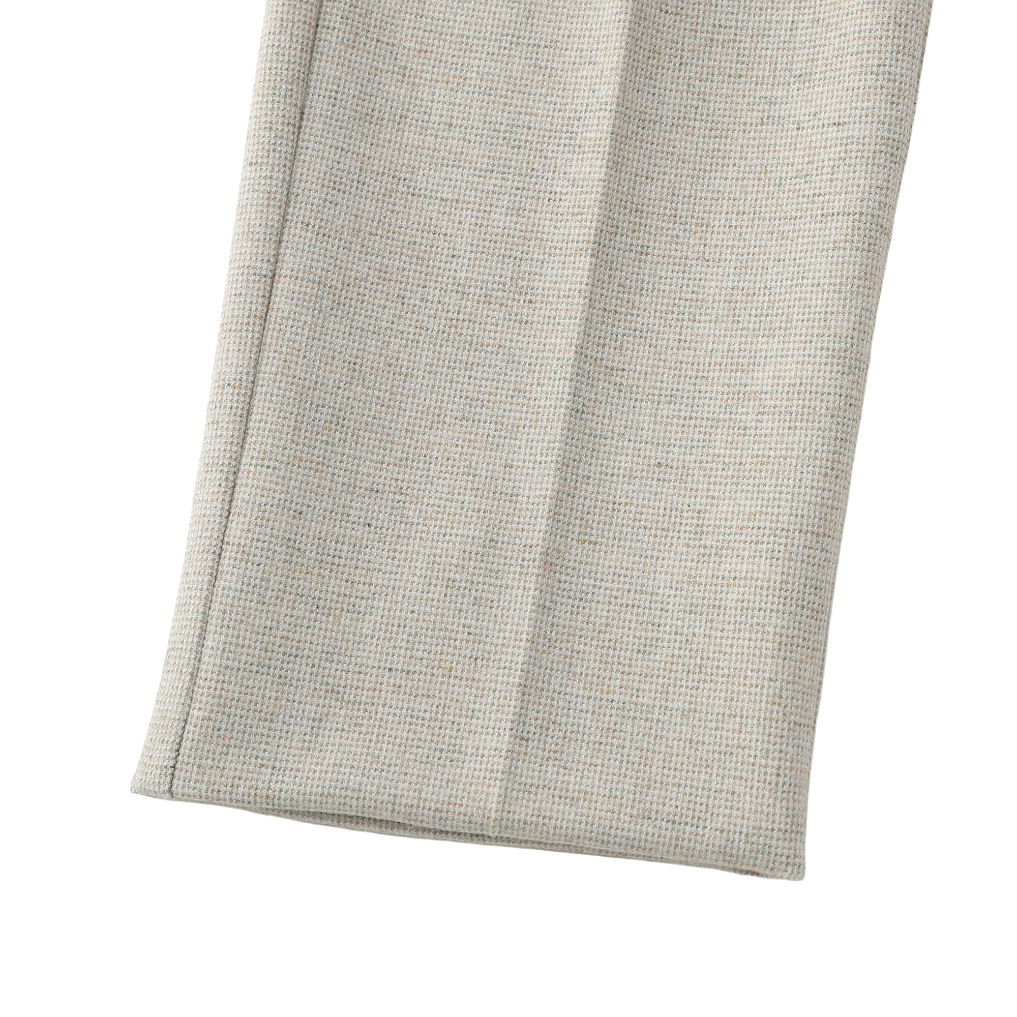 MEN ツイードピンヘッド ロングパンツ グレー