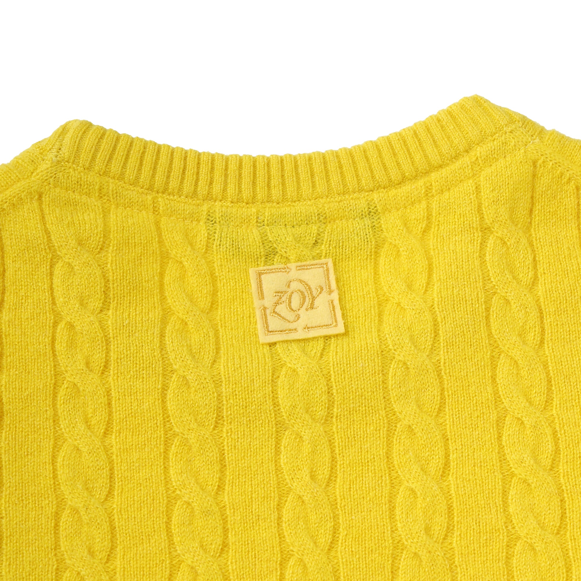 【24AW新作】WOMENS Recycled CASHMERE 長袖セーター イエロー 071644711