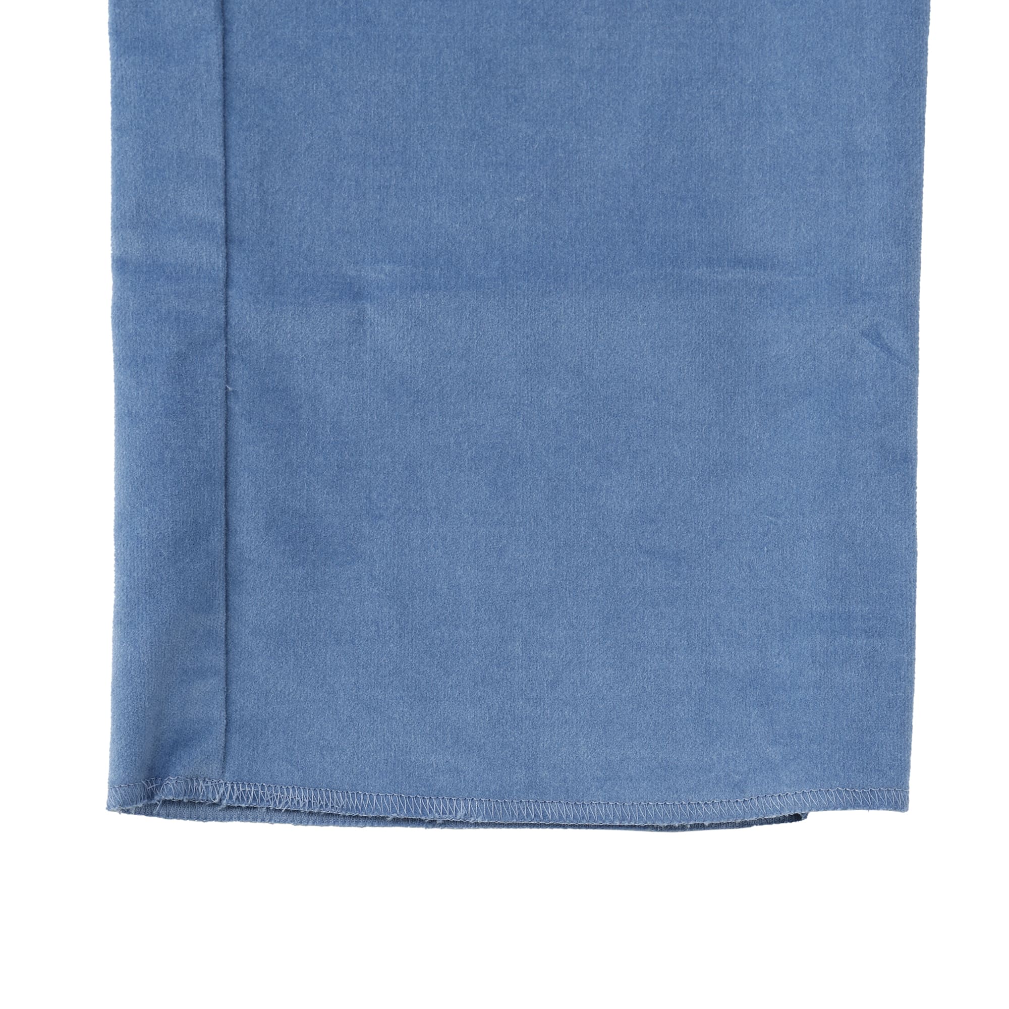 MEN COTTON velvetteen ロングパンツ ブルー