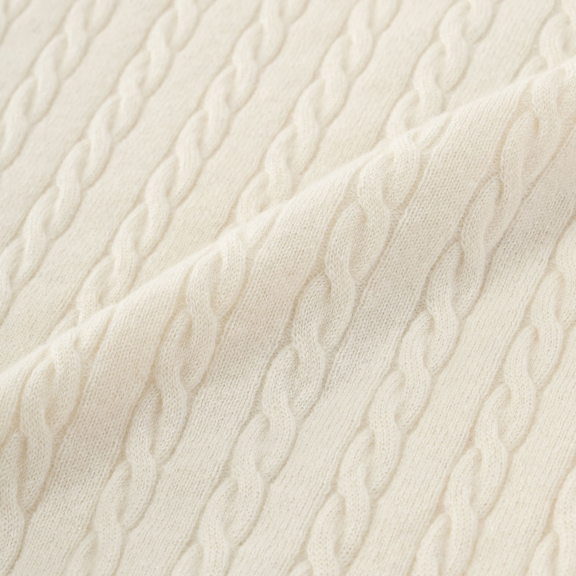 MEN Recycled CASHMERE ニットブルゾン ライトヘザー