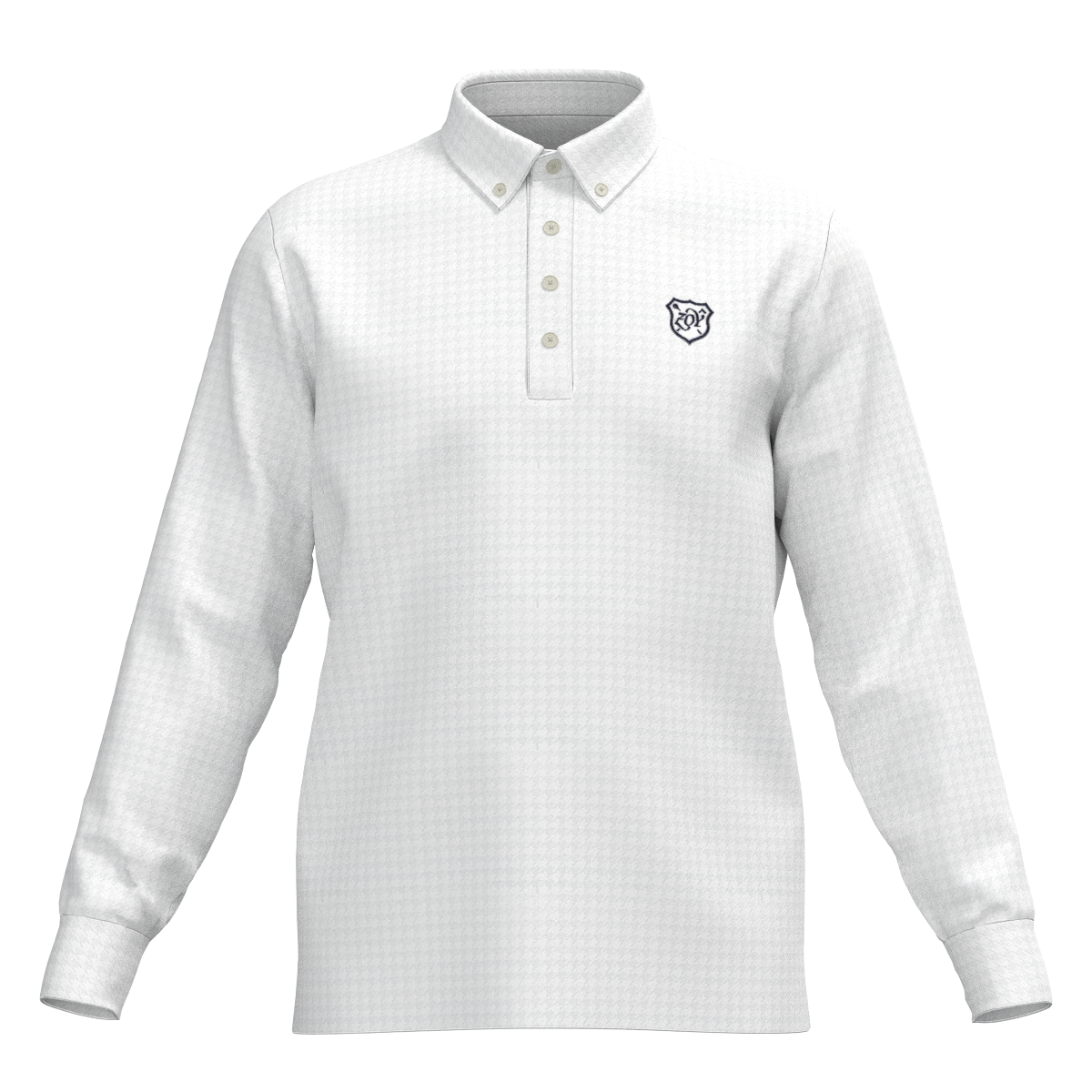 Men's Alphabet Print Short Sleeve Shirt White