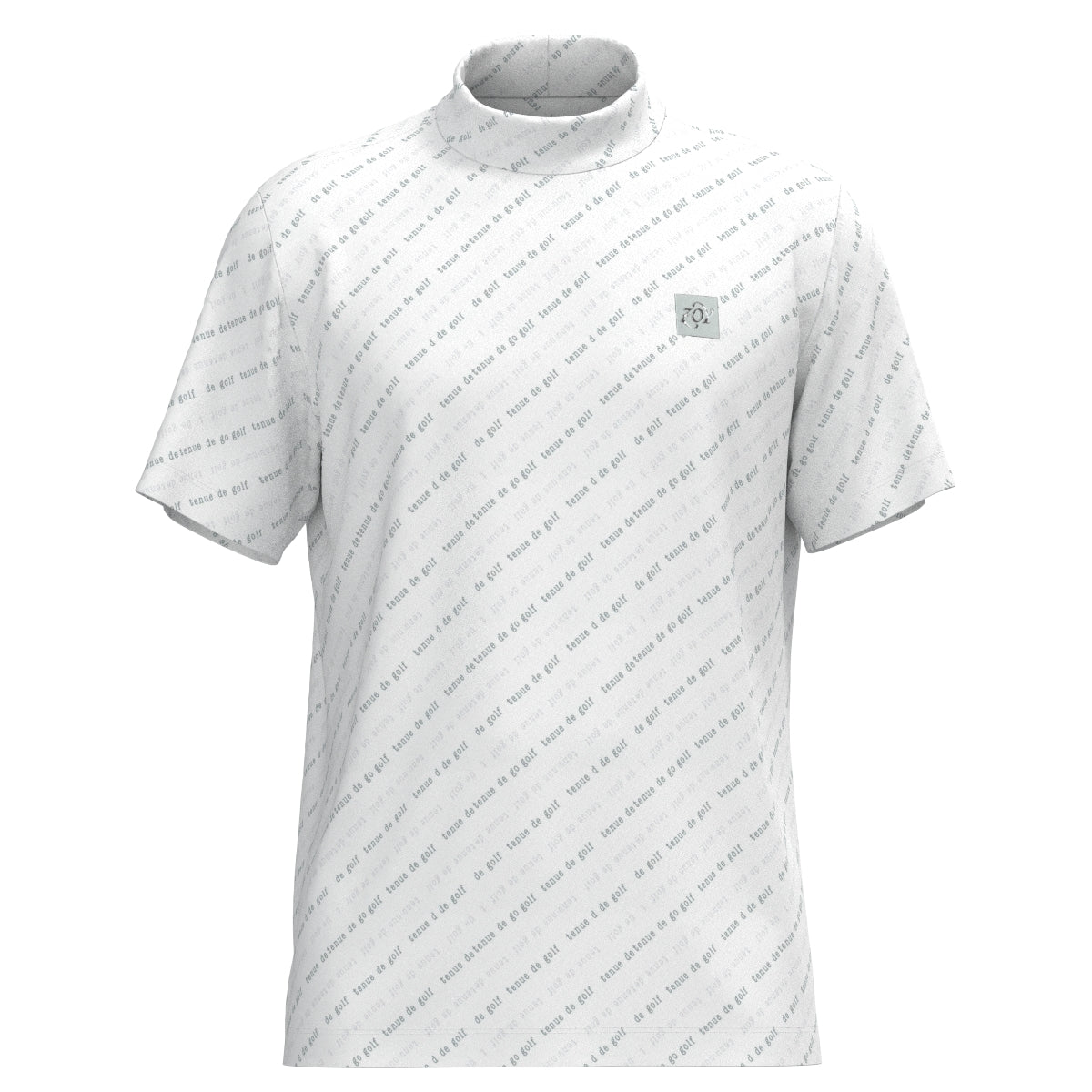 MEN バイアスロゴPT 半袖シャツ ホワイト