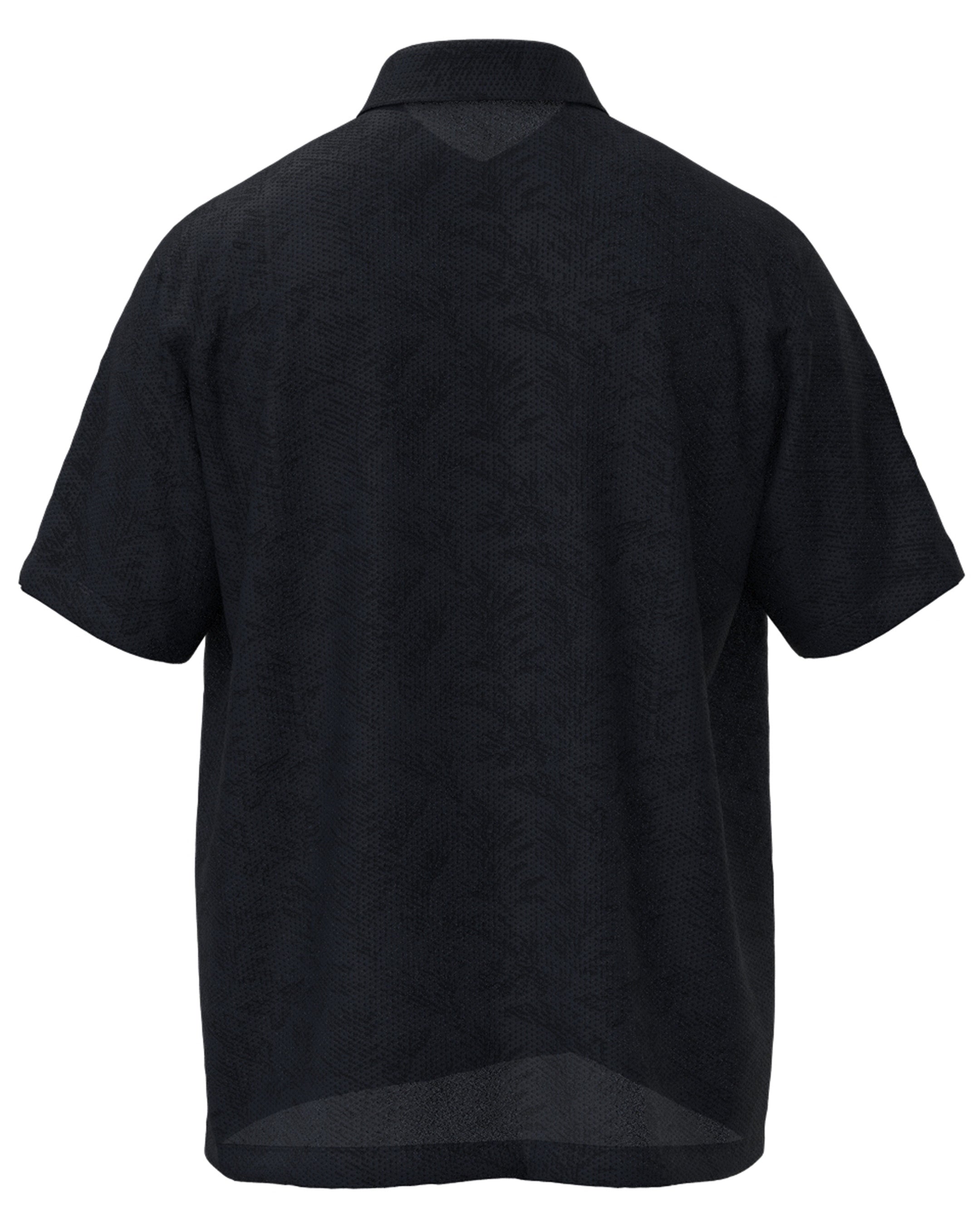 lot hölon ブラック 半袖シャツ 44 日本製made in Japan MEN シャドーボタニカルPT 半袖シャツ ネイビー