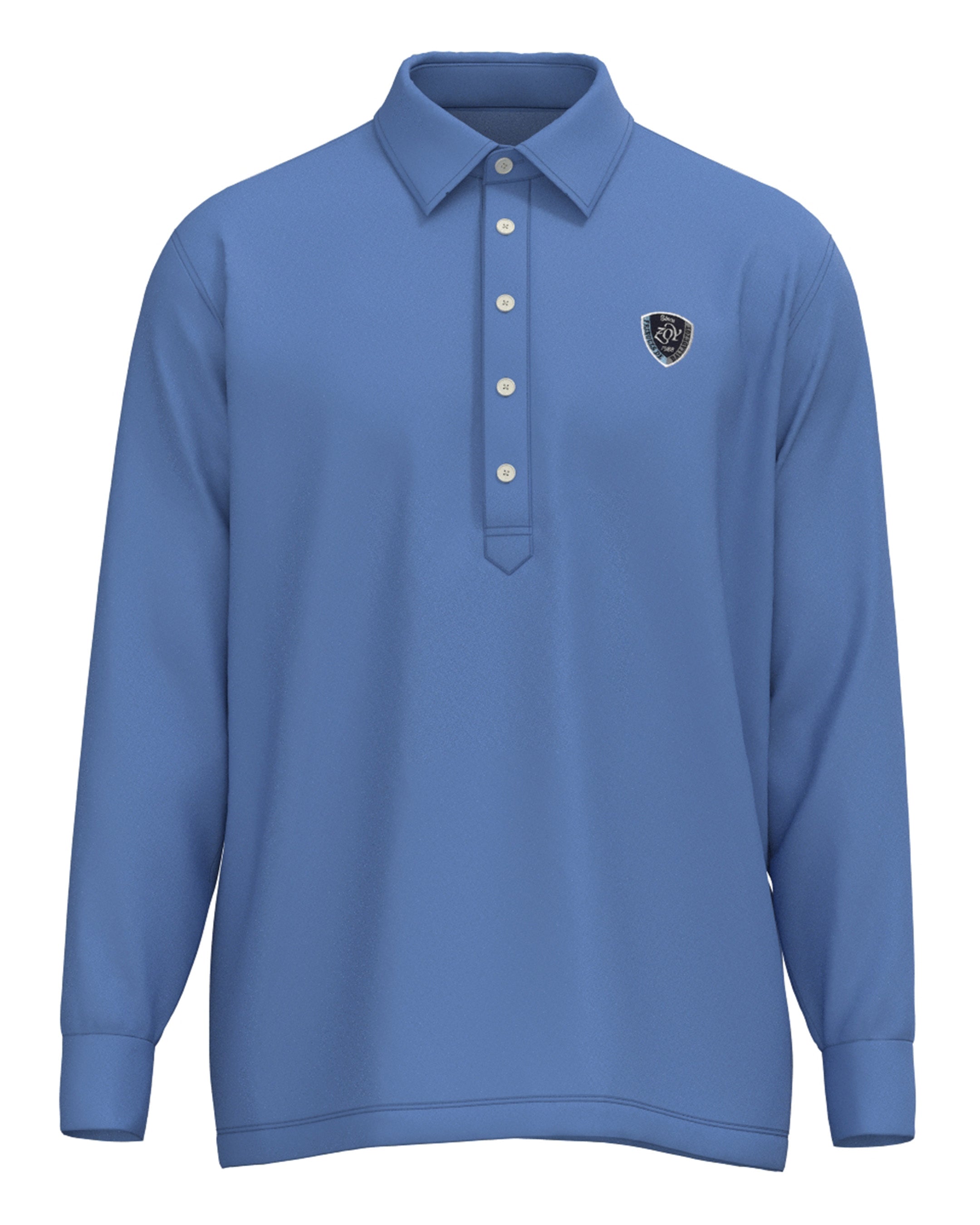 Men's High Tension Soccer Tricot Long Sleeve Shirt, Blue