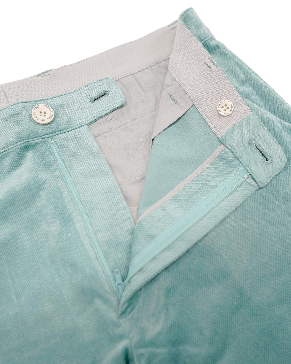 MEN VENUS TWILL CORDUROY ロングパンツ アクア