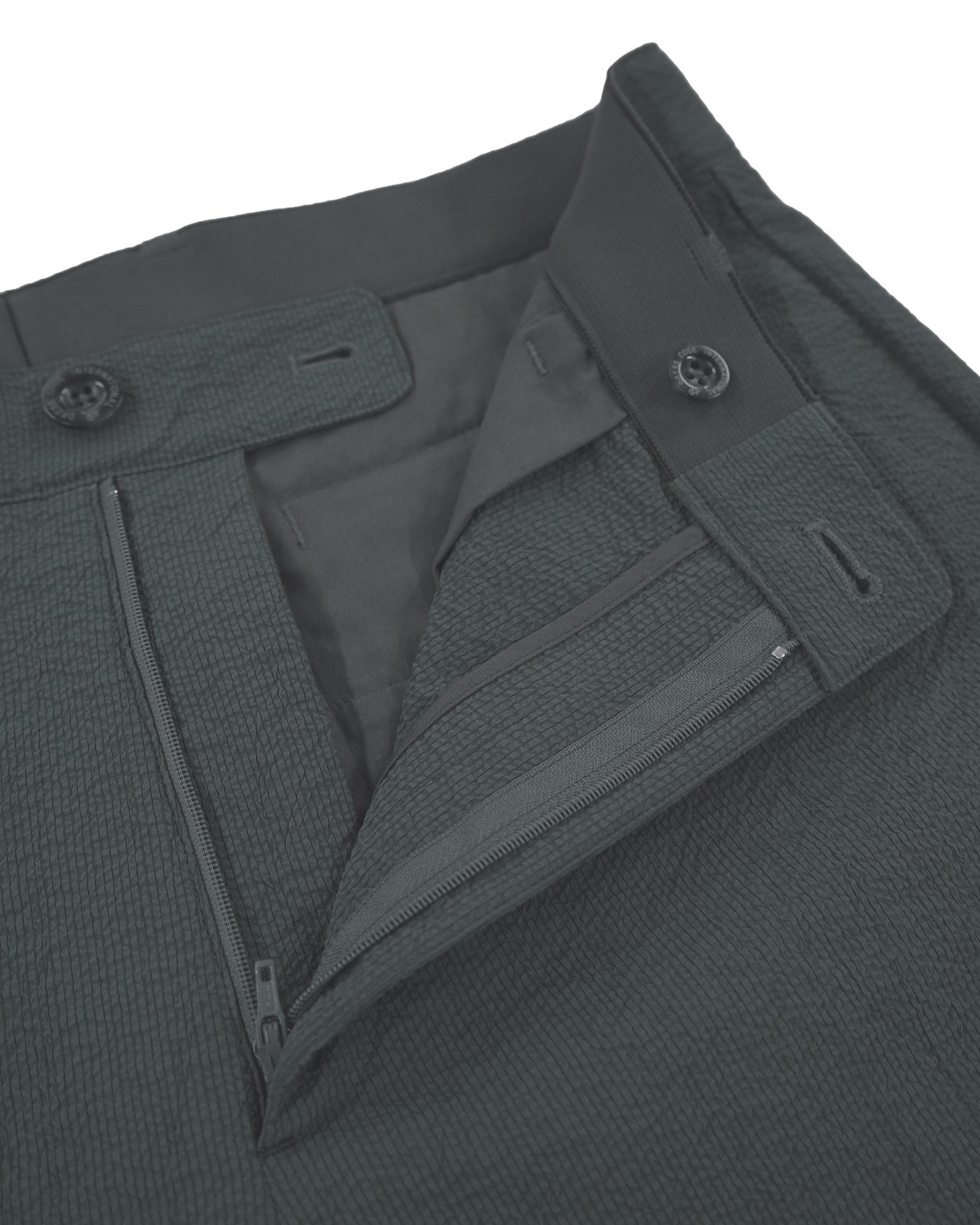 MEN ピケワッシャー2WAY ロングパンツ ブロンズグリーン