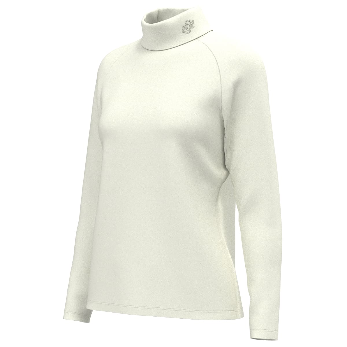 WOMEN IRM天竺×裏メッシュ 長袖シャツ クリーム