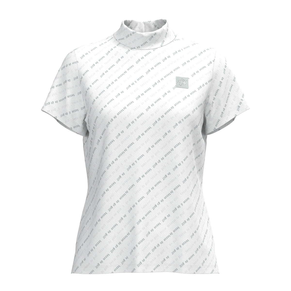 WOMEN バイアスロゴPT 半袖シャツ ホワイト