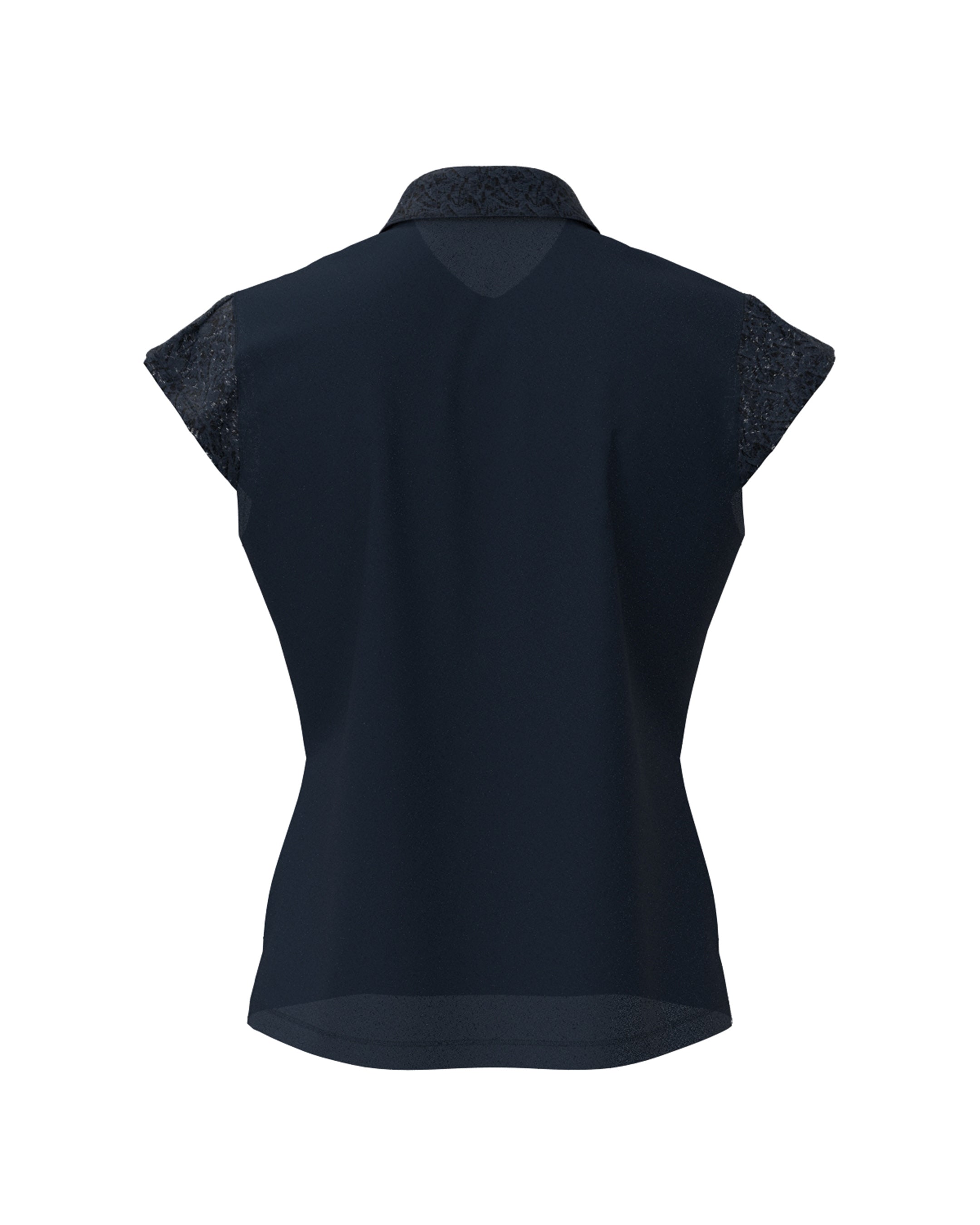 WOMEN GRACECOOL cotton tricot 半袖シャツ ネイビー WOMEN GRACECOOL cotton tricot 半袖シャツ ネイビー