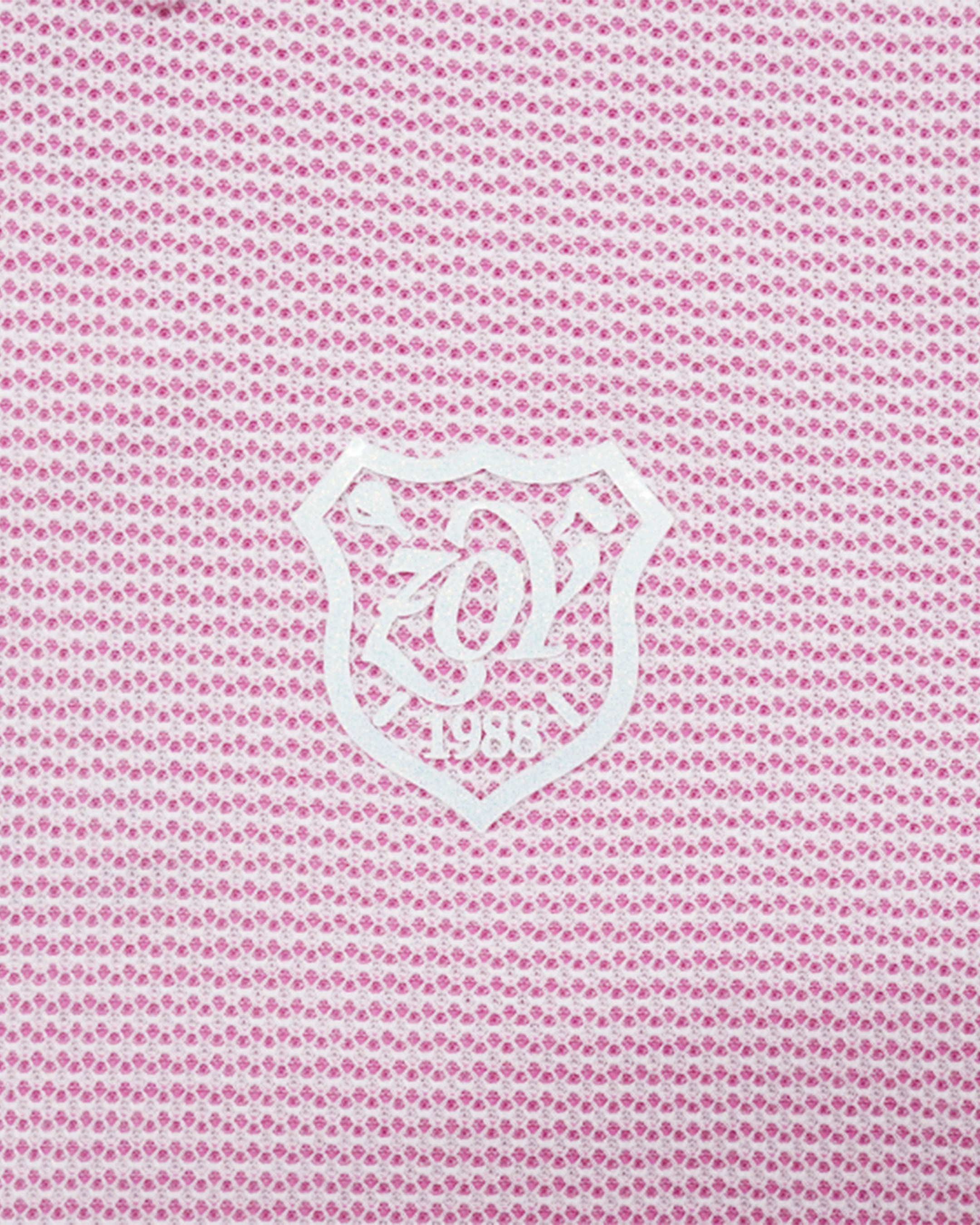 WOMEN COOLMAXハニカムボーダー 半袖シャツ レッド