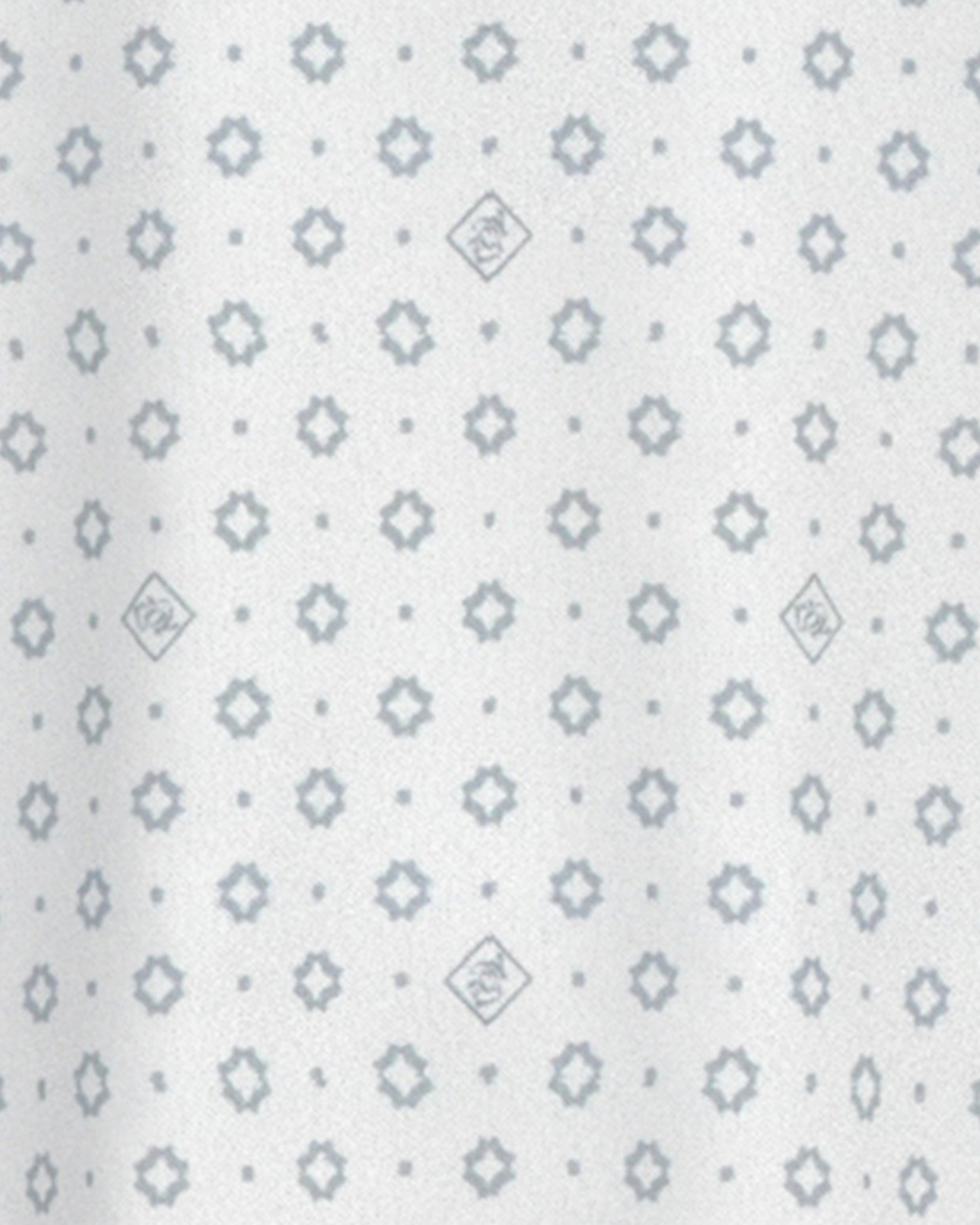 Men's Alphabet Print Short Sleeve Shirt White