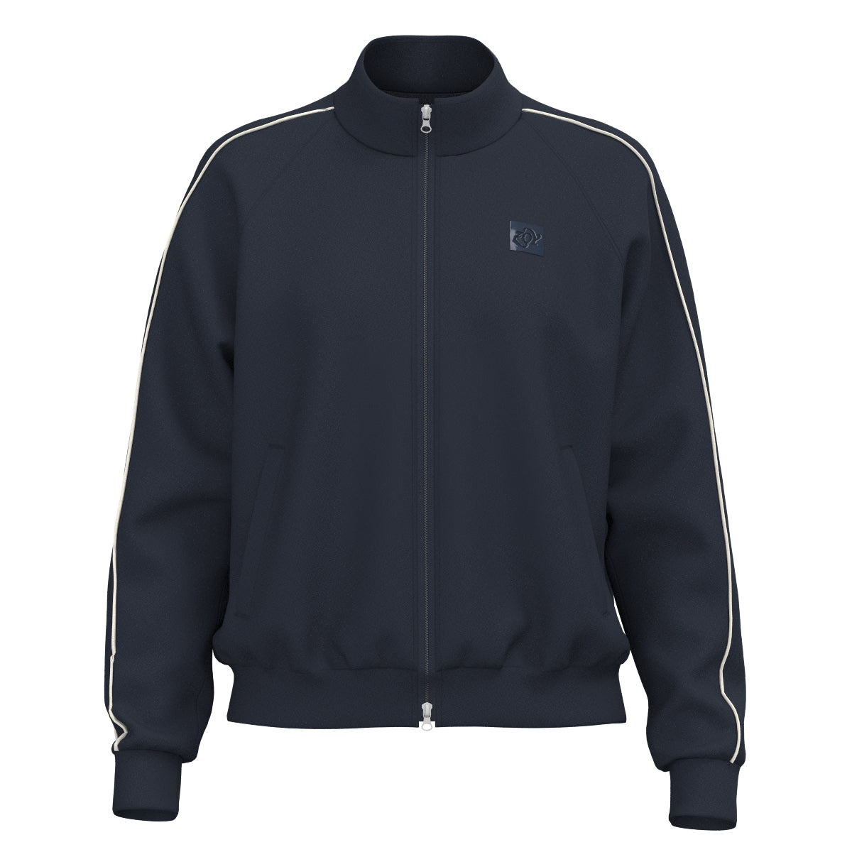 WOMEN センシティブパワーストレッチジャージー ブルゾン ネイビー