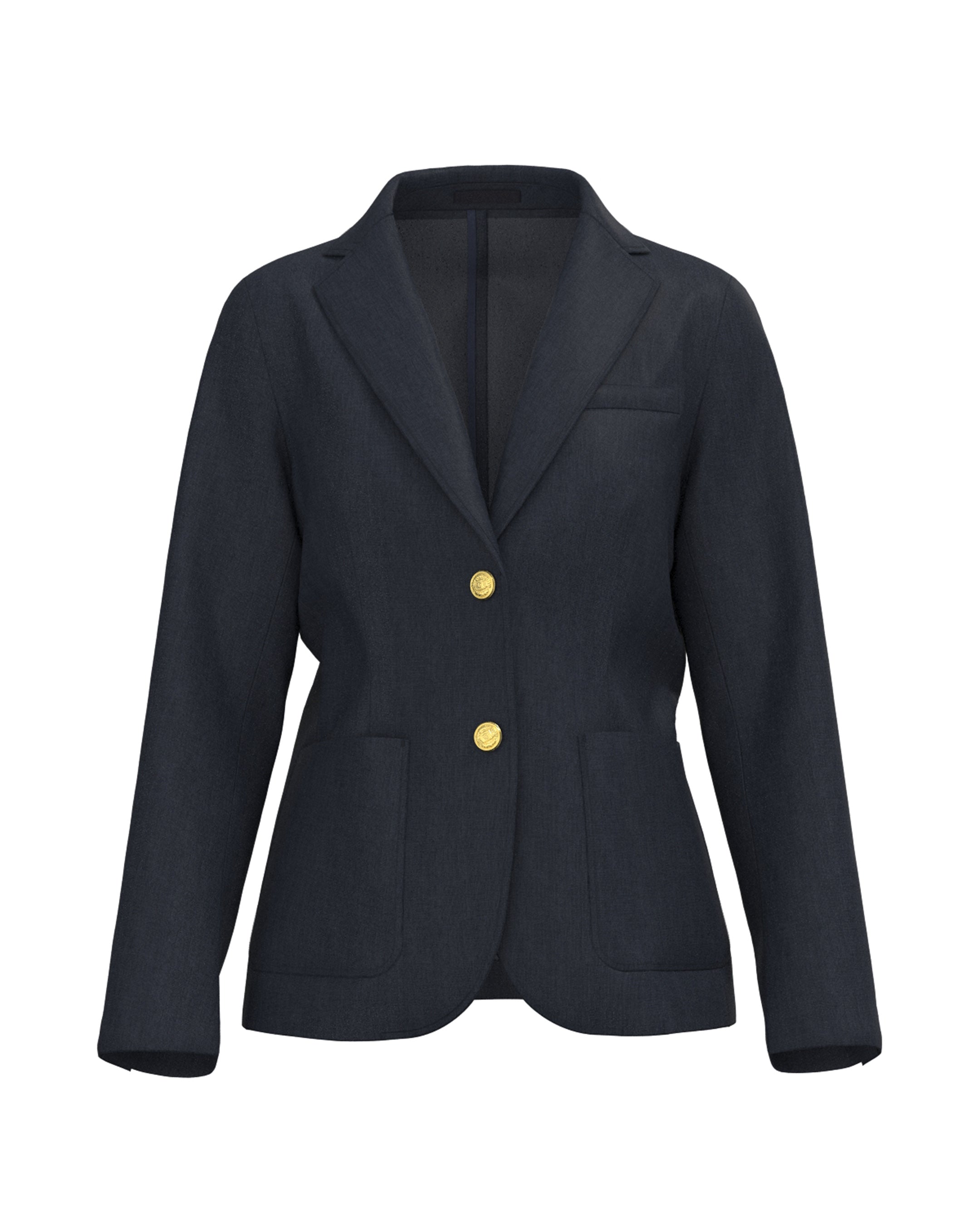 WOMEN ライトウェイトトロピカル ジャケット ネイビー